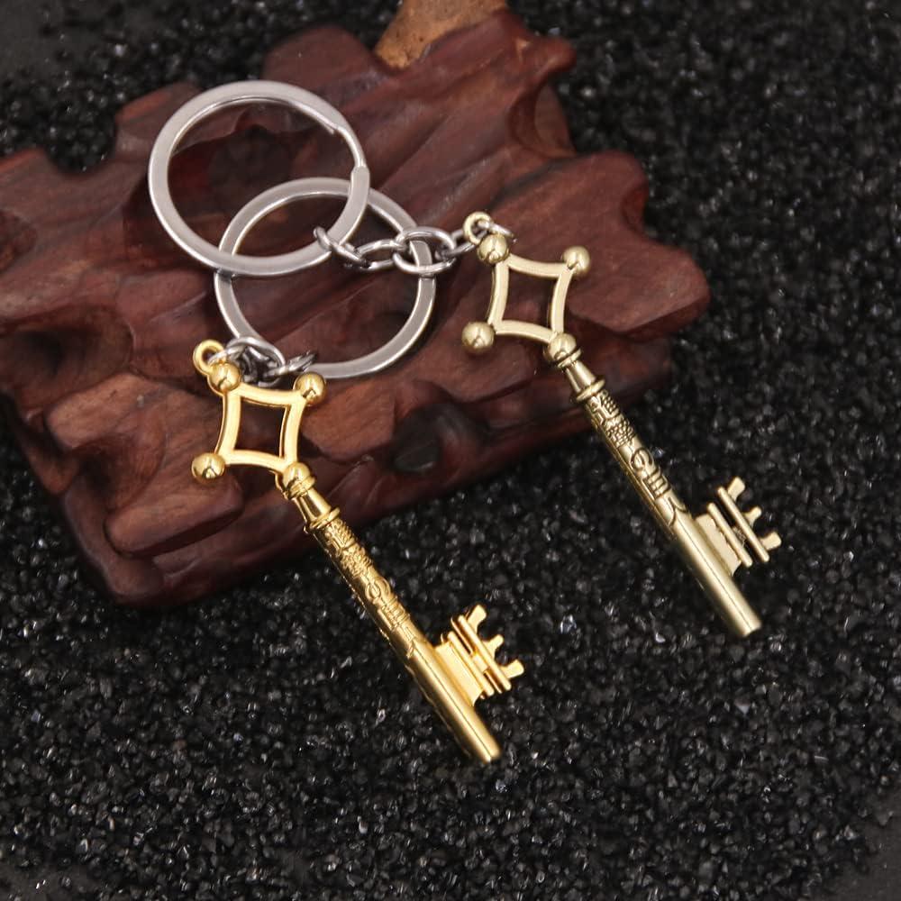 Llavero de Anime AOT Eren Jaeger - Llave del Sótano Dorado