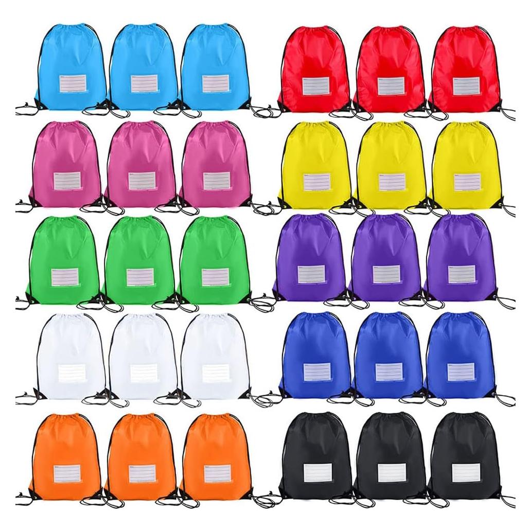 30 Bolsas con Cuerda Codobon para Gimnasio - 10 Colores