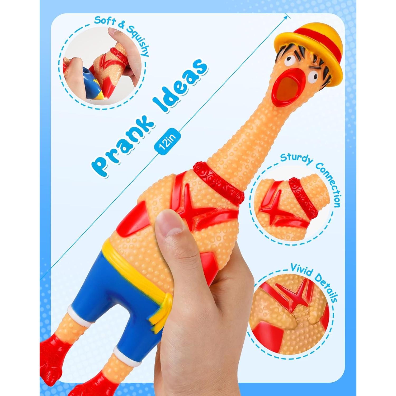 Juguete de Pollo Gritón Swooflia 30.48 cm - Regalo Divertido