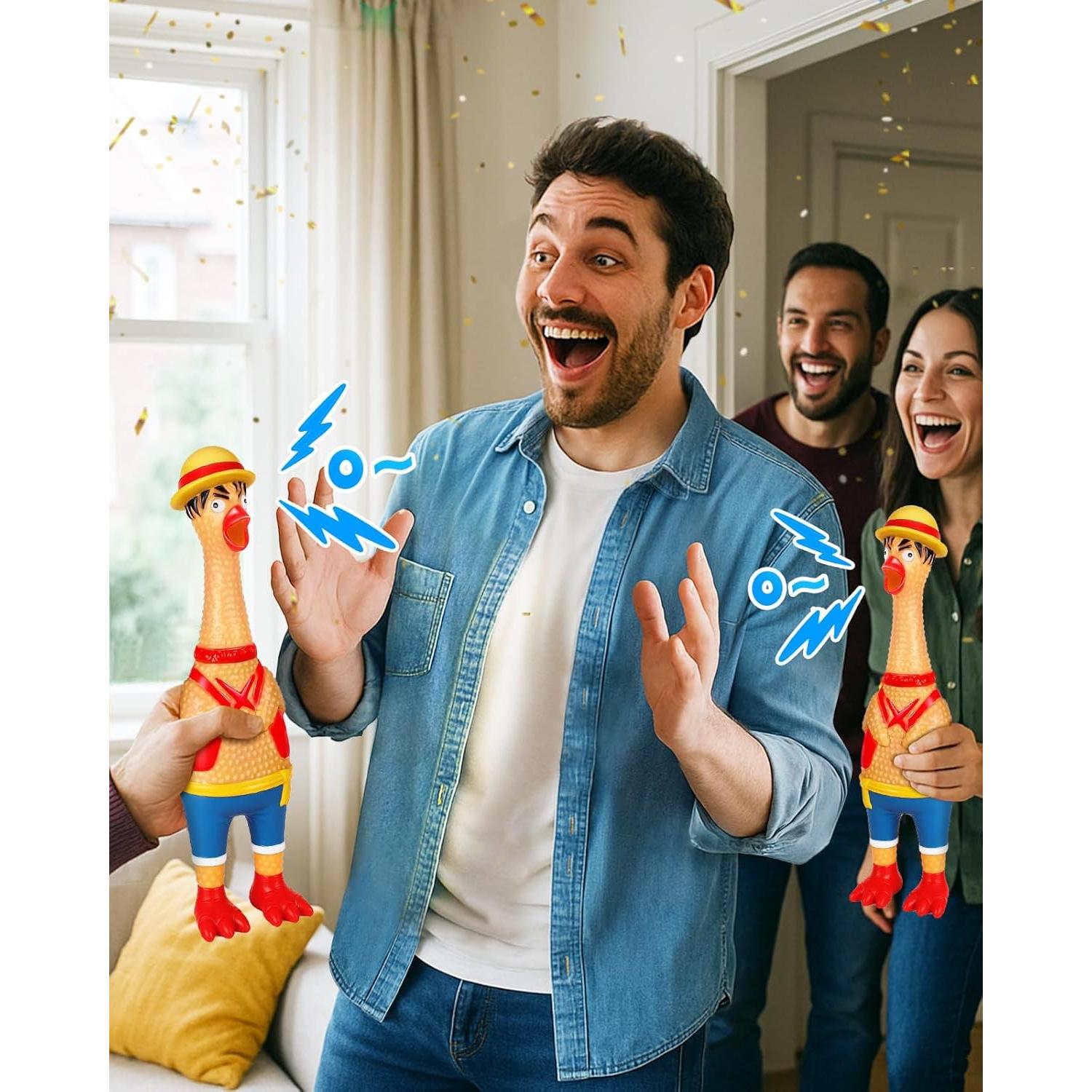 Juguete de Pollo Gritón Swooflia 30.48 cm - Regalo Divertido