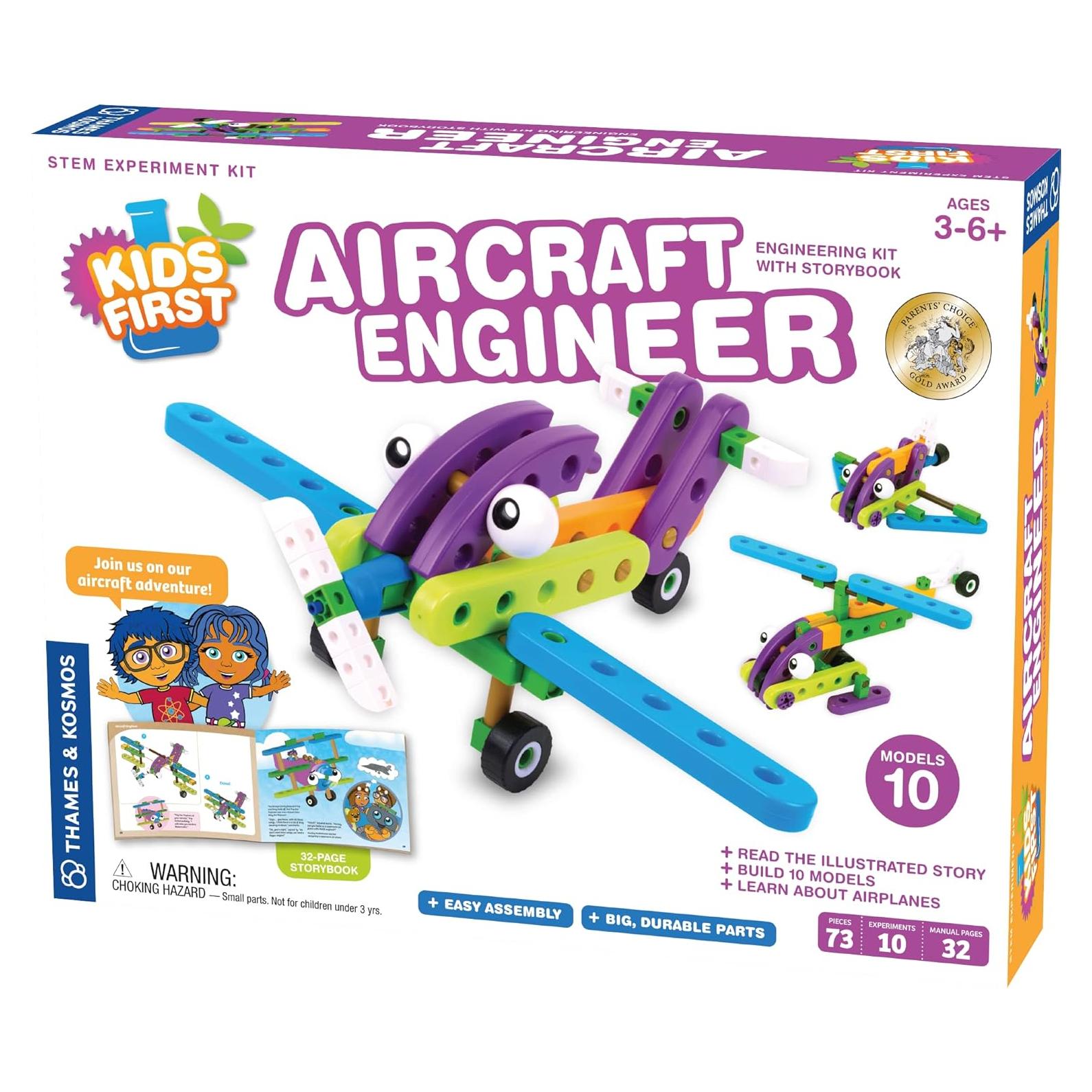 Kit de Ingeniería para Niños Thames & Kosmos - Aeronaves 73 Piezas