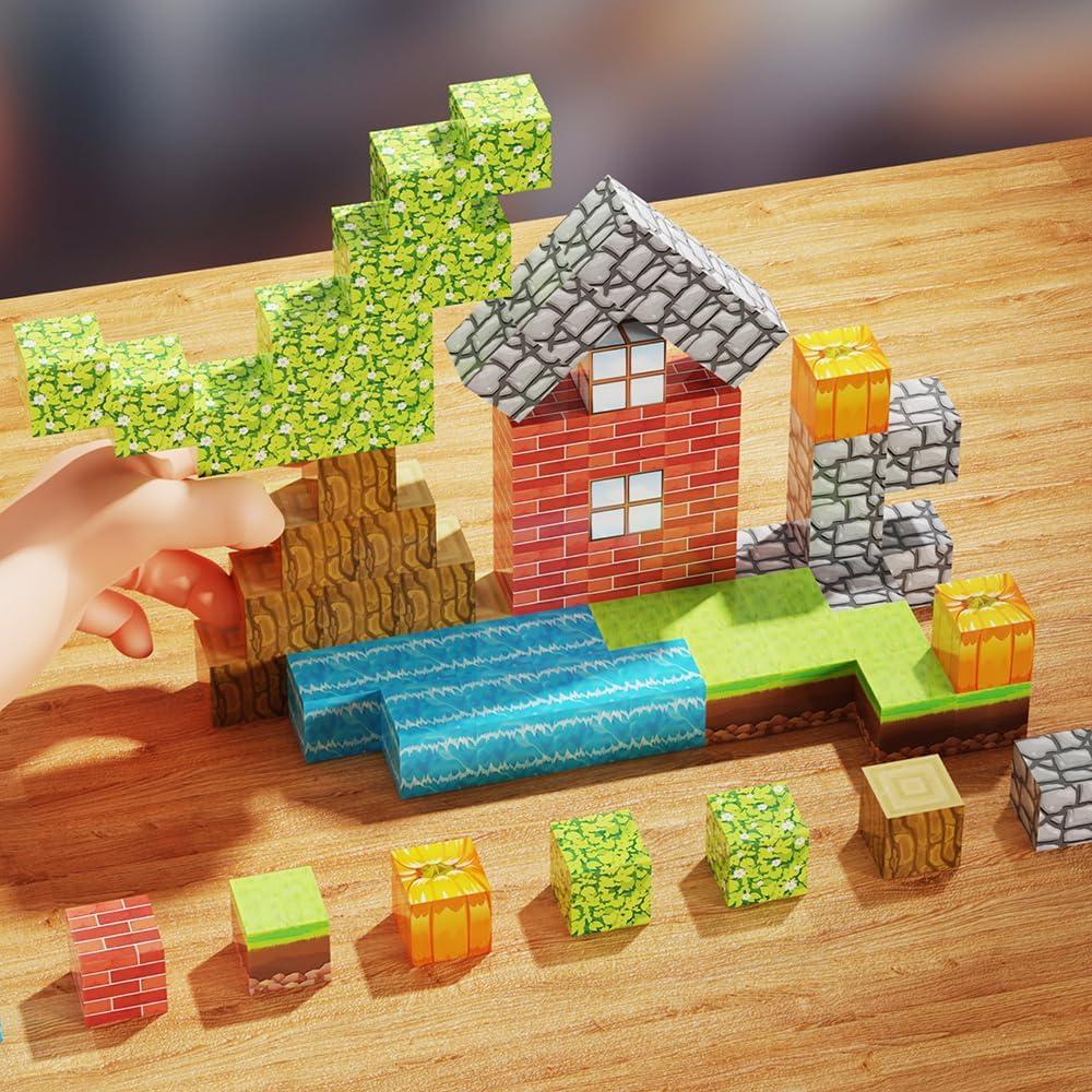 Bloques Magnéticos de Construcción Shantou 63 PCS para Niños