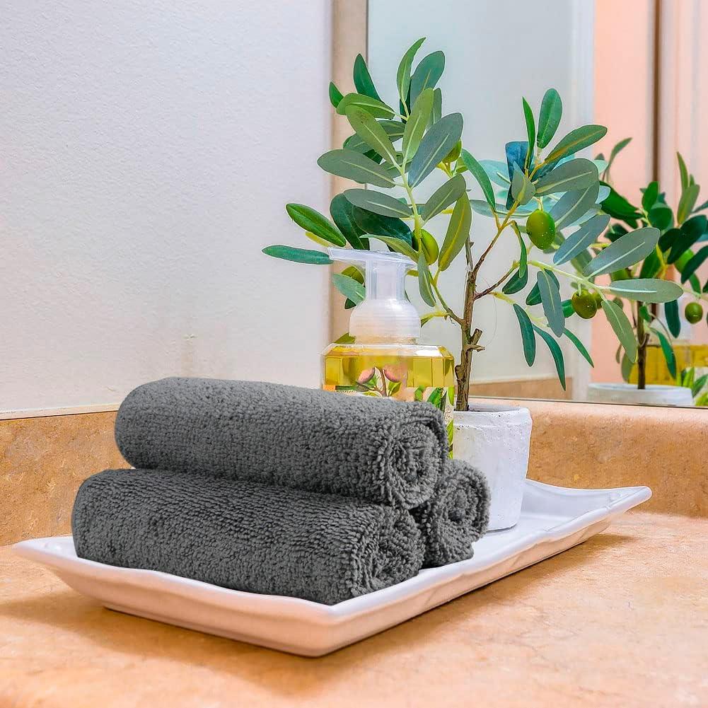 Conjunto de Toallas de Microfibra Orighty 50 Piezas 30x30 cm Gris