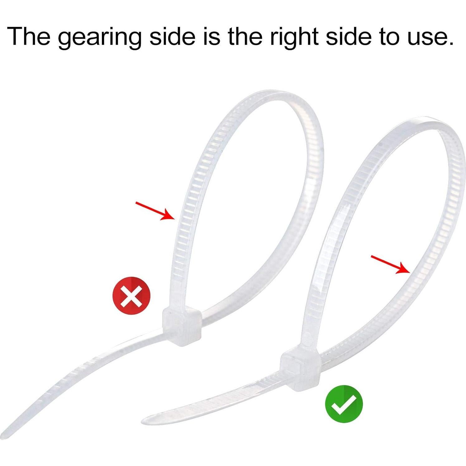 Soportes de Cable Adhesivos XHF 100 Piezas 1.9 cm Nylon