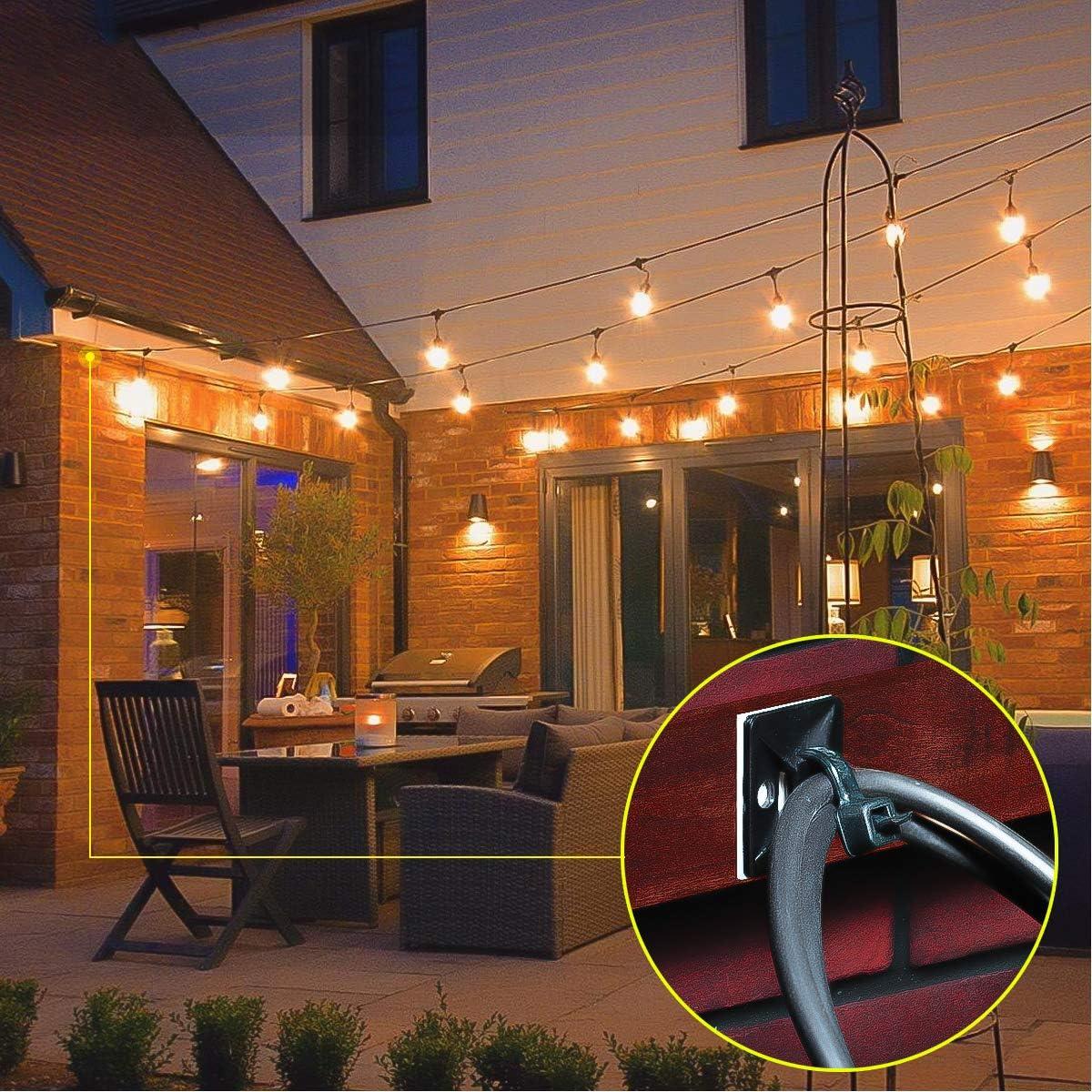 Soportes de Cable Adhesivos XHF 100 Piezas 1.9 cm Nylon