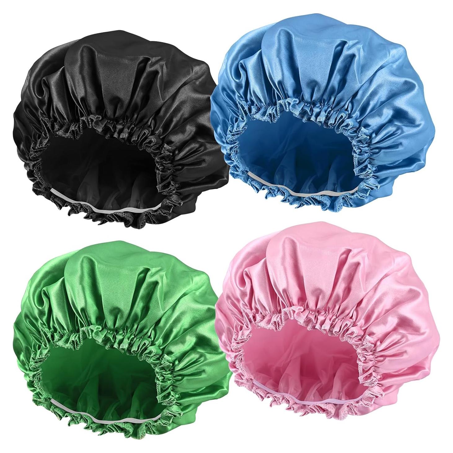 Gorro de Ducha Reutilizable PURAIMA - Impermeable 4 Pcs
