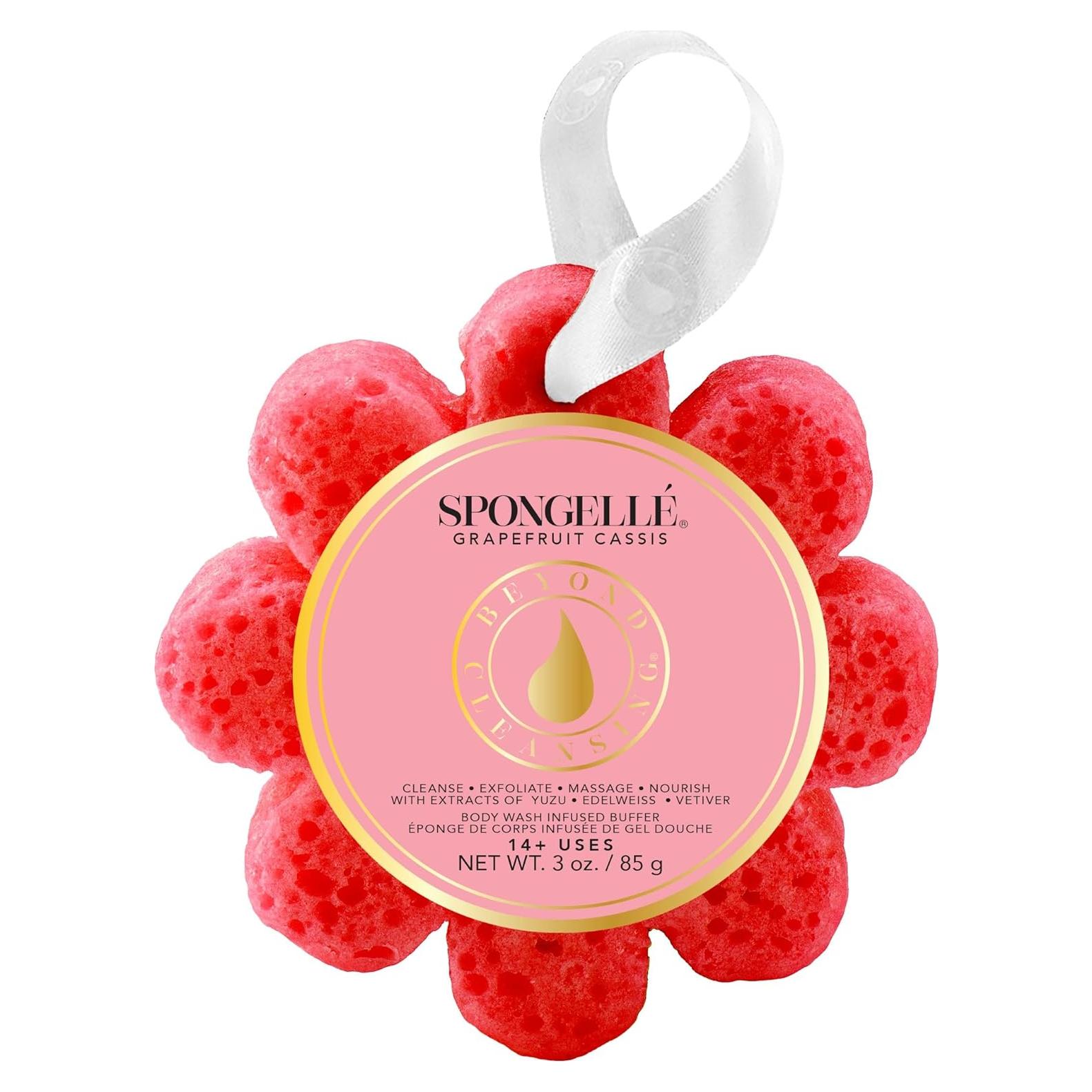 Esponja de Baño Loofah Spongellé con Gel Exfoliante 1 Cuenta