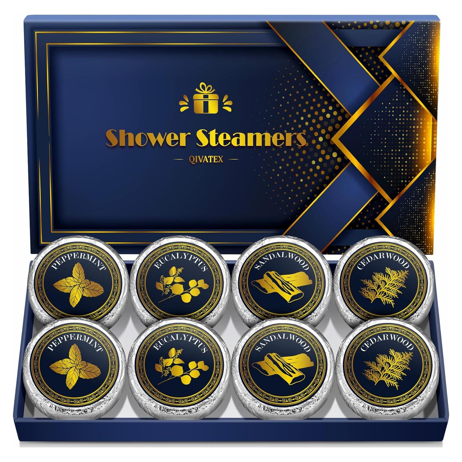 Aromatizantes de Ducha Qivatex - 8 Paquete Aromaterapia Relax