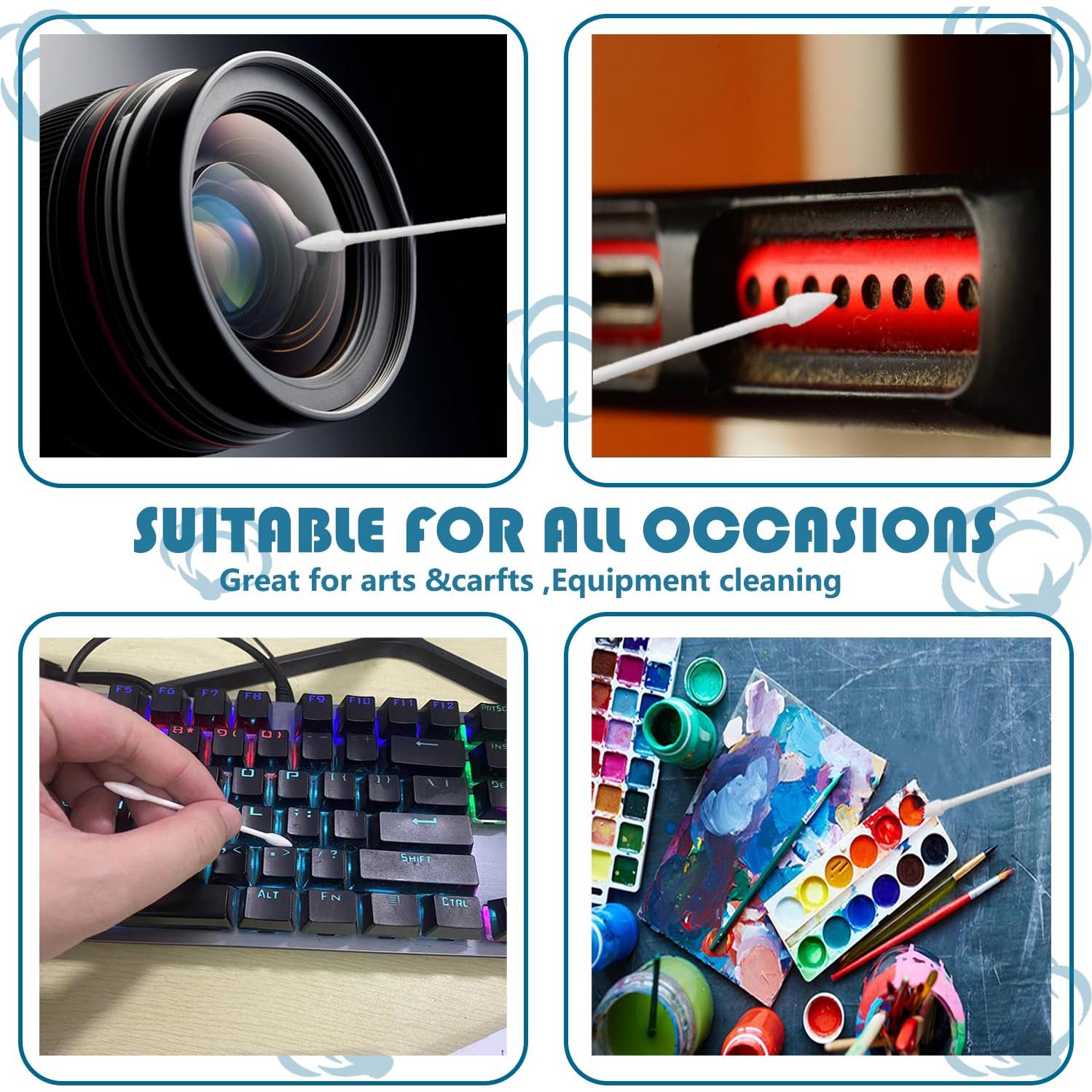 Hisopos de Algodón Doble Punta 300pcs Quanzhou 7.62cm