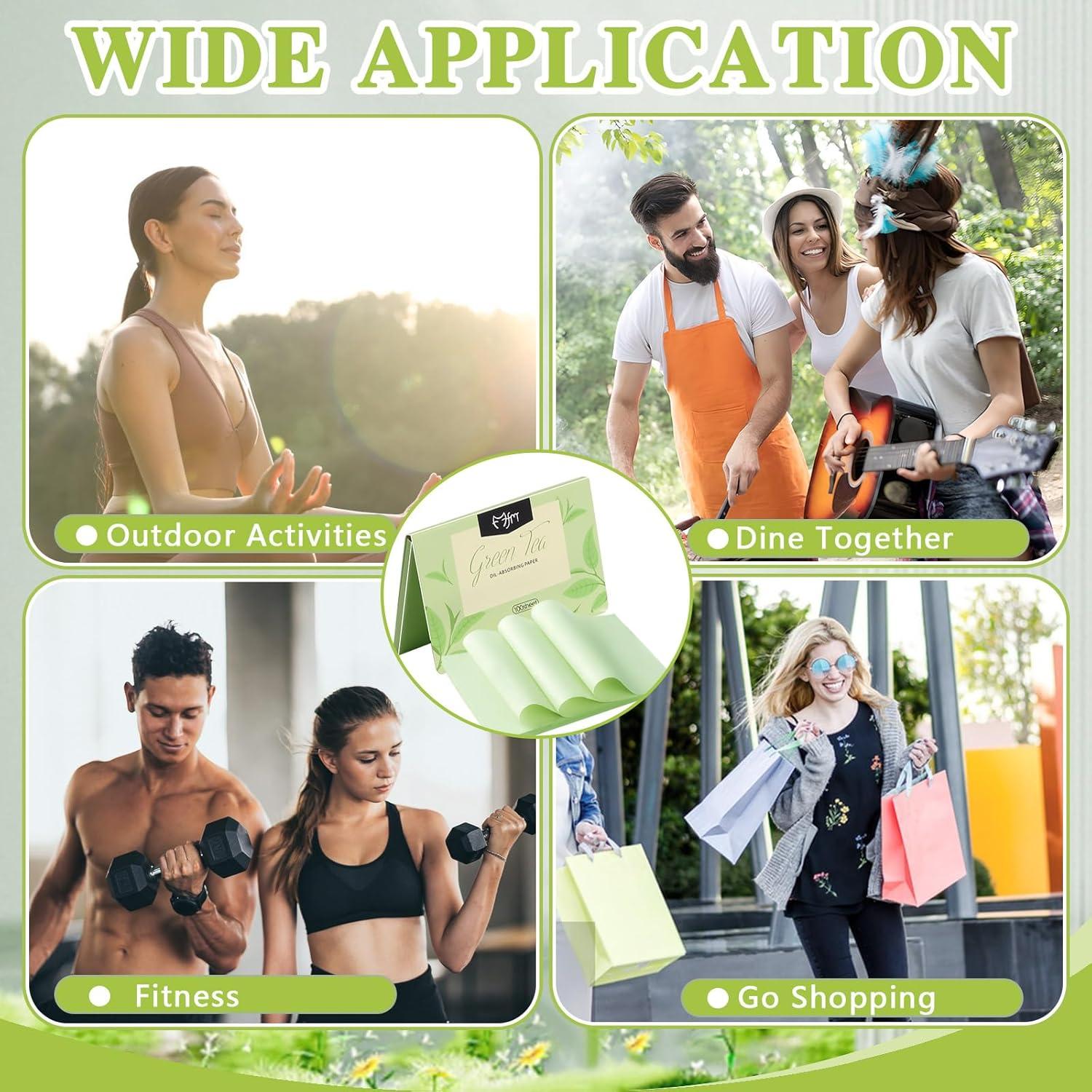 1000 Hojas Absorbentes de Aceite Chihutown para Piel Grasa