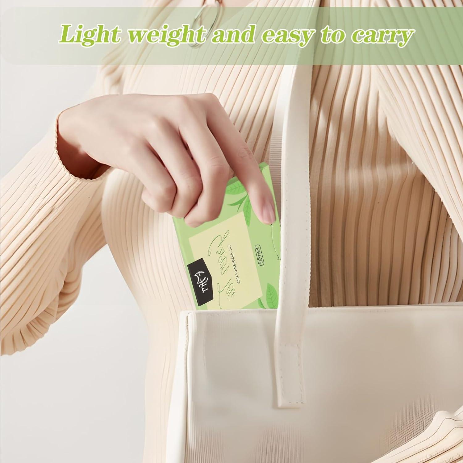 1000 Hojas Absorbentes de Aceite Chihutown para Piel Grasa