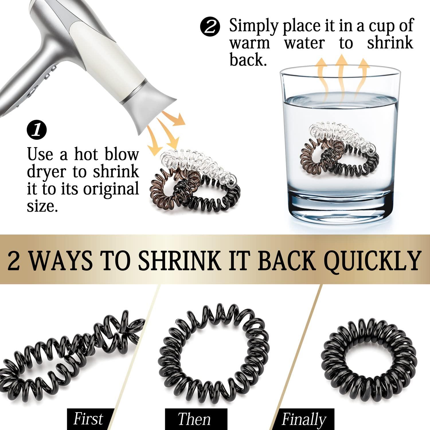 27 Espirales para Cabello KANPRINCESS - Sin Marcas de Presión