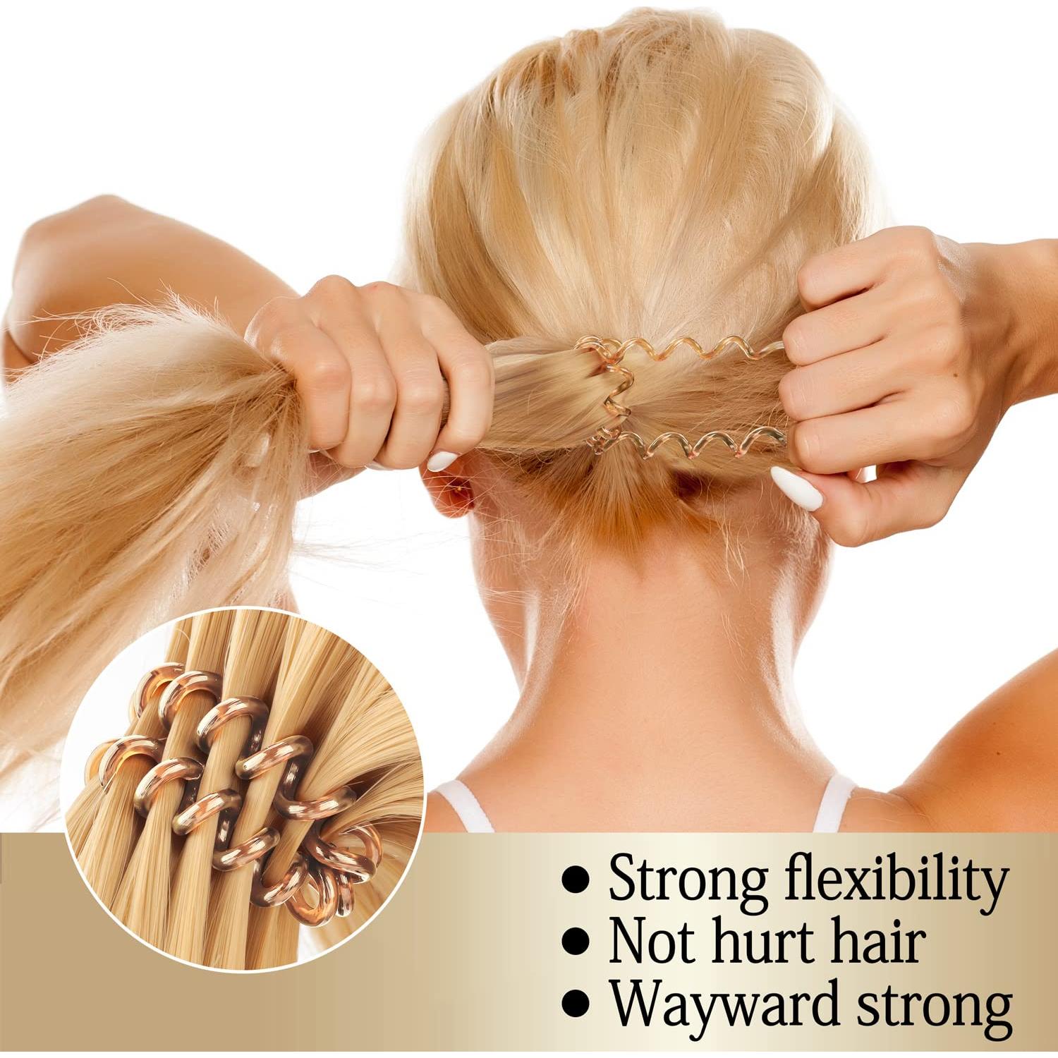 27 Espirales para Cabello KANPRINCESS - Sin Marcas de Presión