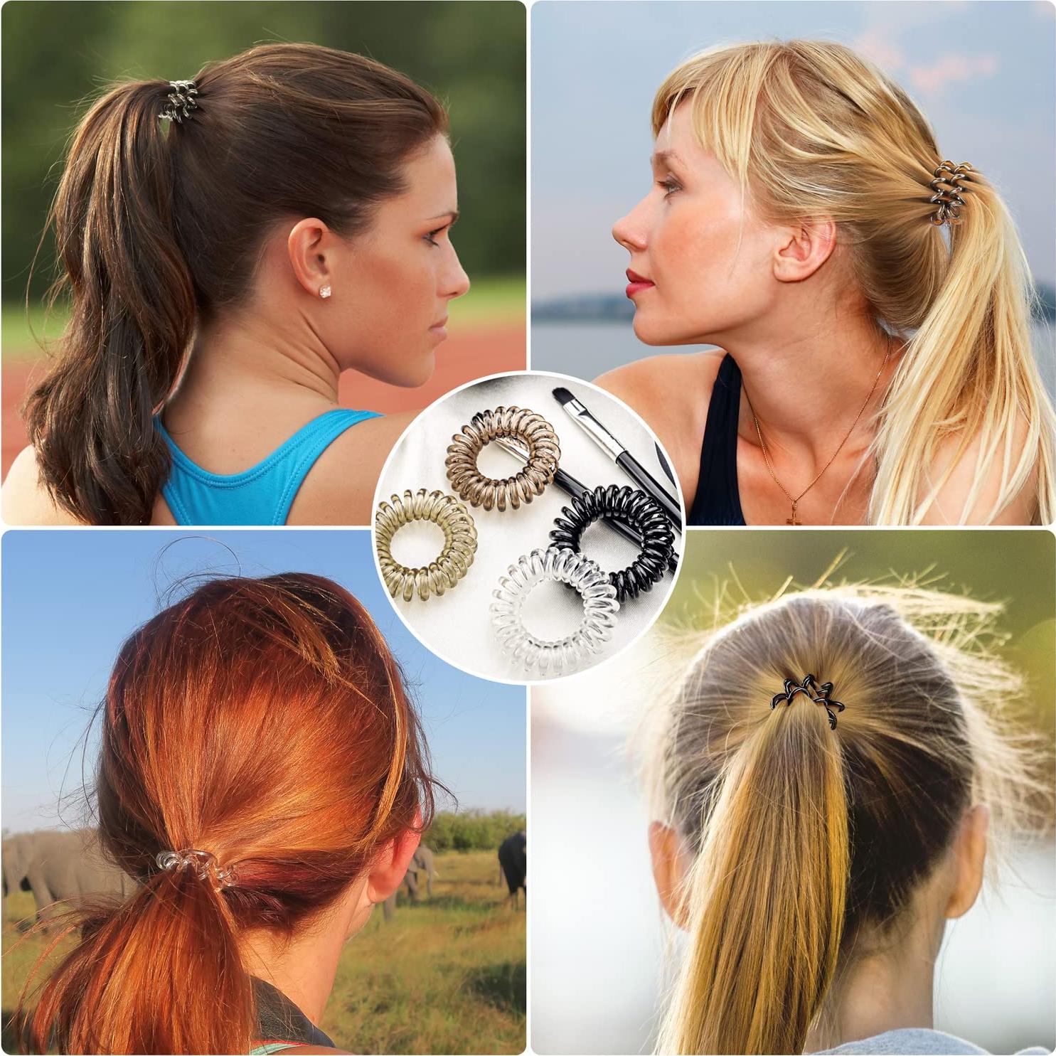 27 Espirales para Cabello KANPRINCESS - Sin Marcas de Presión