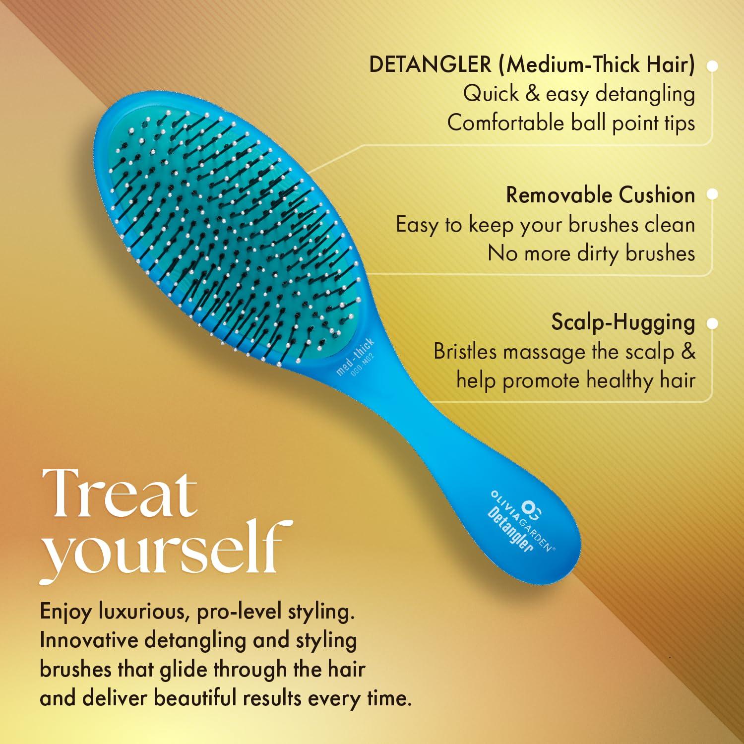 Kit de 3 Cepillos Olivia Garden con Cojín Removible