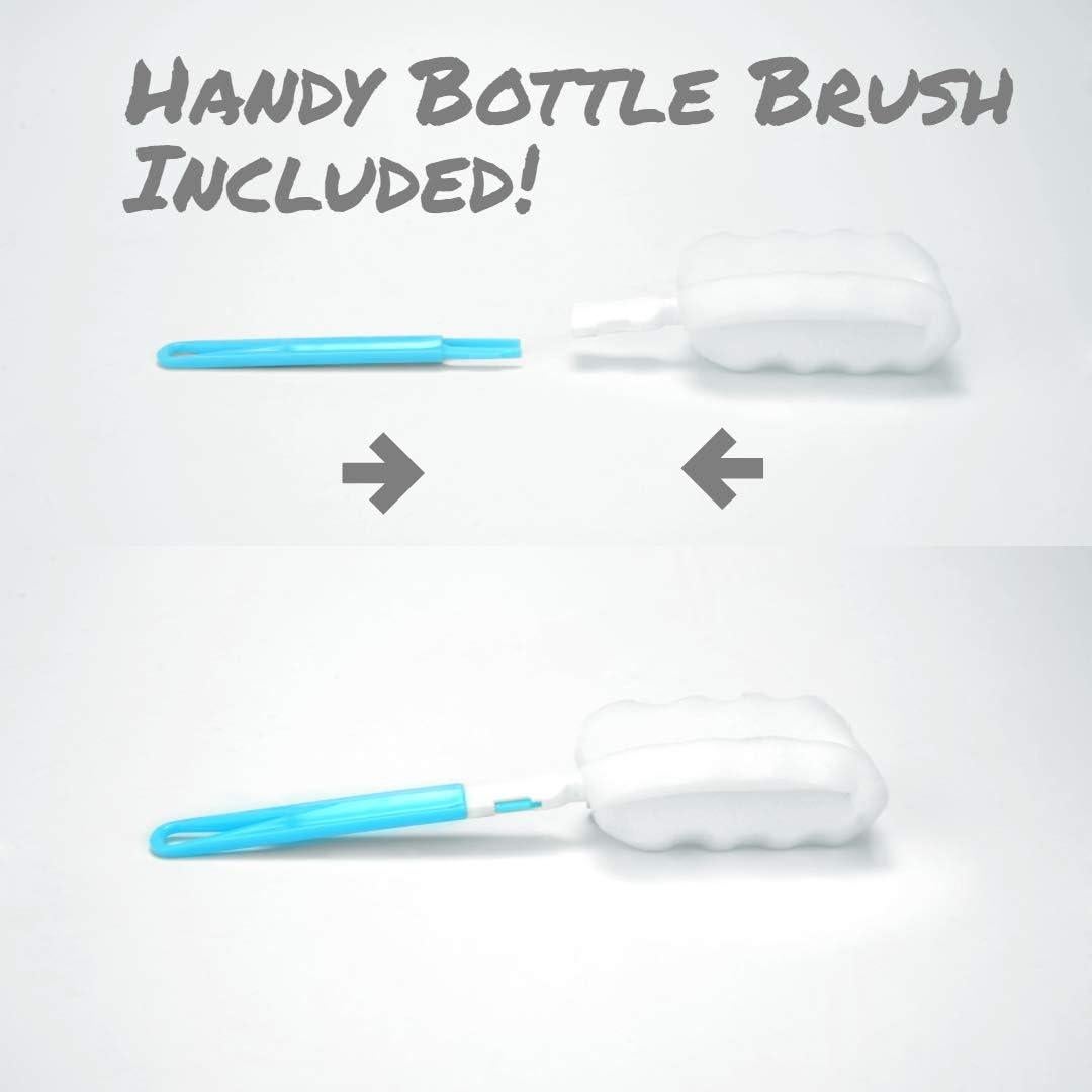 Botella Infusora de Frutas AquaFrut 24 Oz Negra Libre BPA