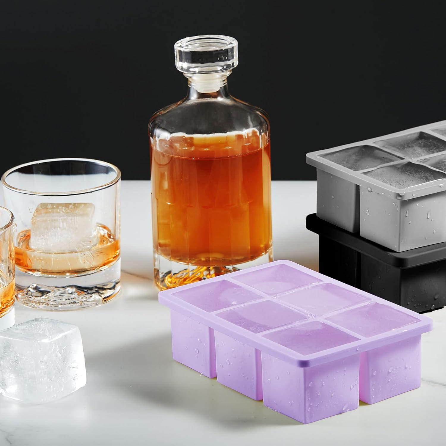 Bandeja de Hielo Grande Nax Caki 3 Pack con Tapa - Silicona