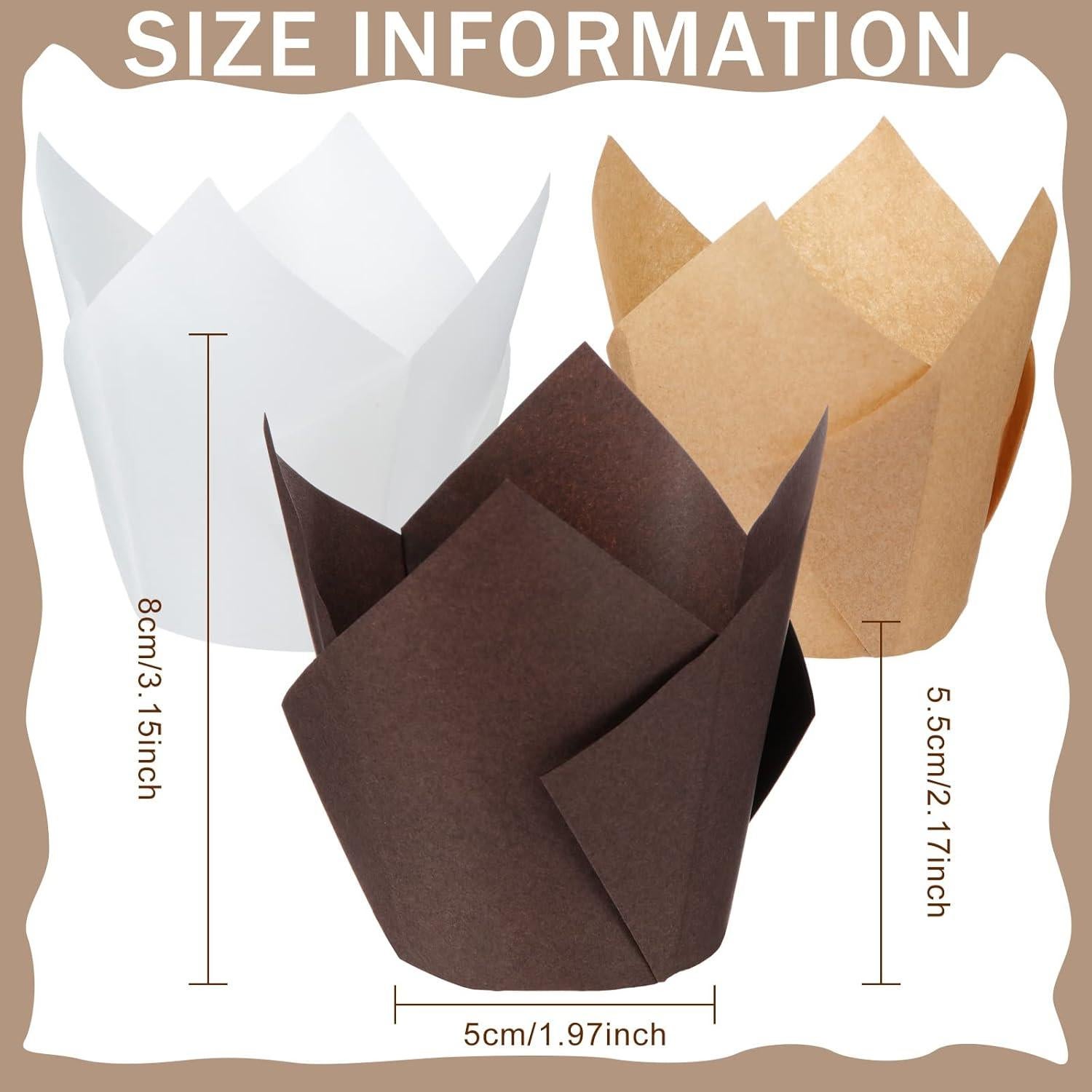 Forros de Cupcake Desechables Yaomiao 600 Pcs 5 cm 85g