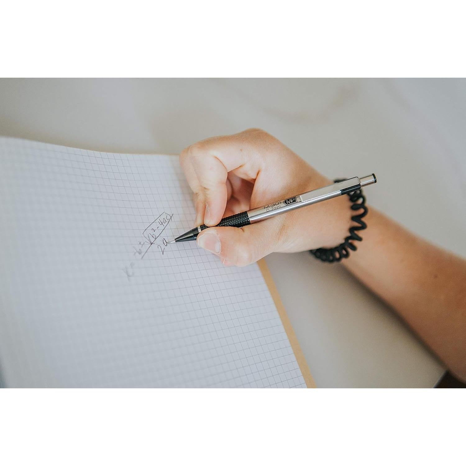 Lápices Mecánicos Zebra Pen M-301 Acero Inoxidable 0.5mm Paquete de 2