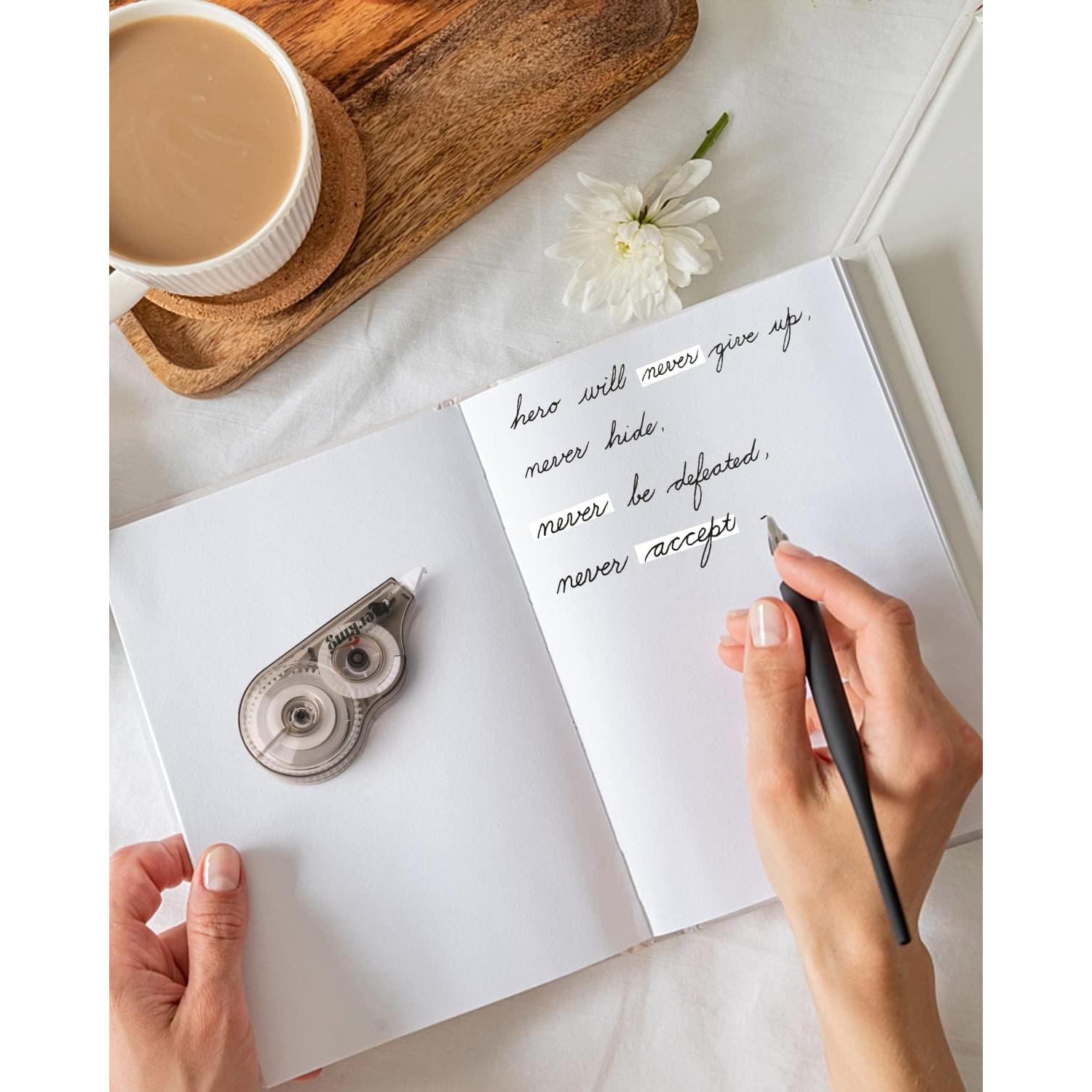 Cinta Correctora Lzerking Blanca 6 Paquetes 5mm x 10m