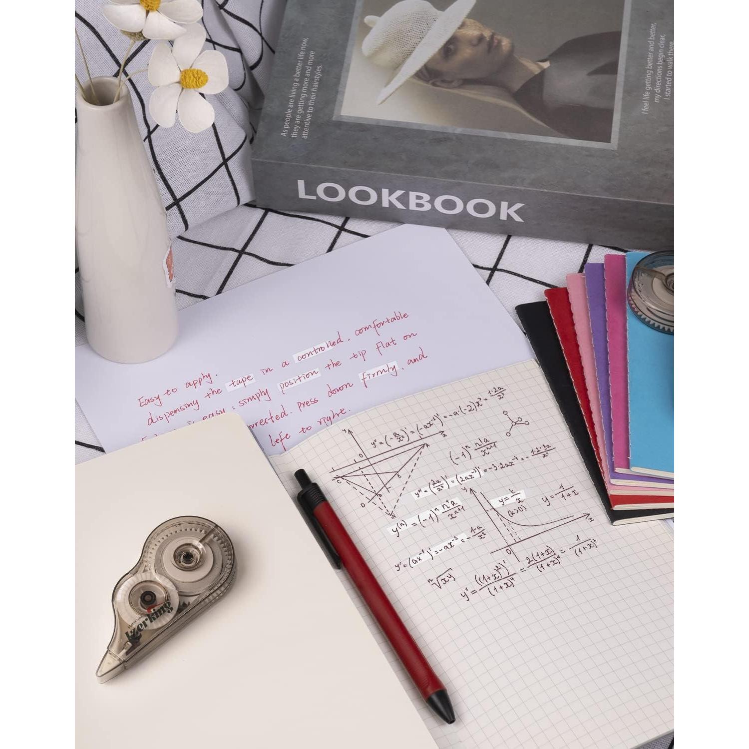 Cinta Correctora Lzerking Blanca 6 Paquetes 5mm x 10m