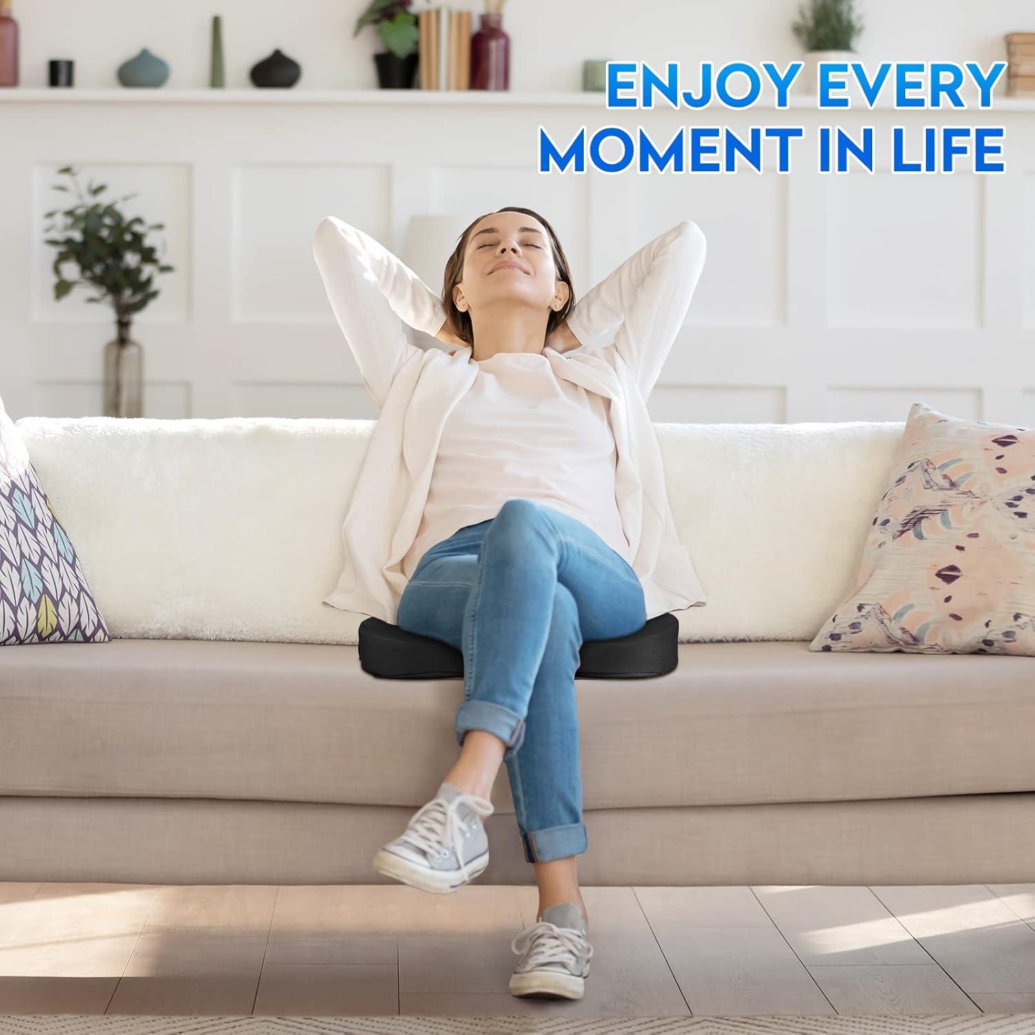 Cojín de Asiento Ergonómico CushZone de Espuma Viscoelástica