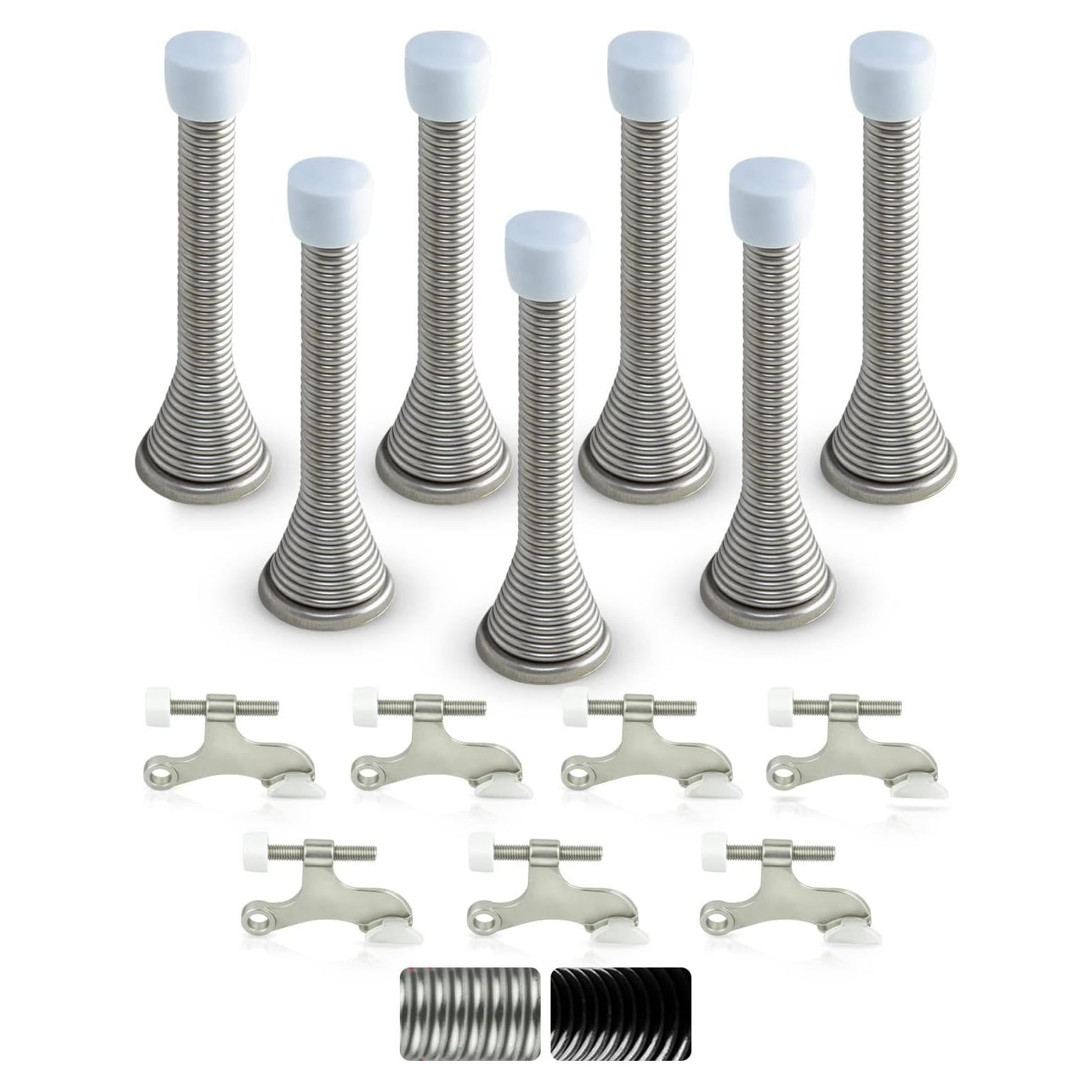 Tope de Puerta de Primavera Jack N' Drill 7+3 Piezas Acero