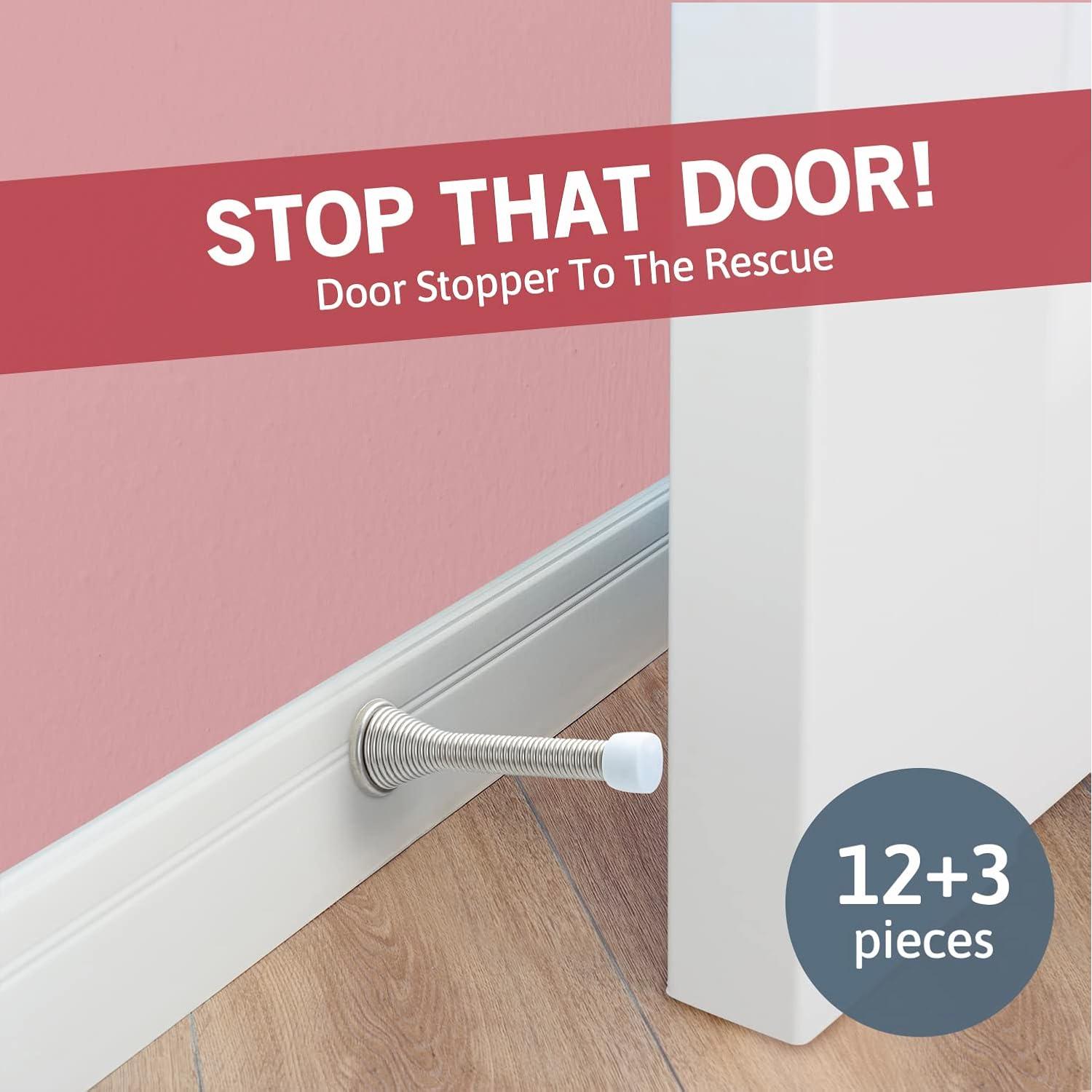 Tope de Puerta de Primavera Jack N' Drill 7+3 Piezas Acero