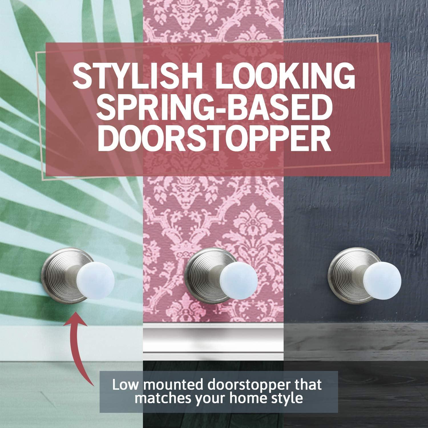 Tope de Puerta de Primavera Jack N' Drill 7+3 Piezas Acero