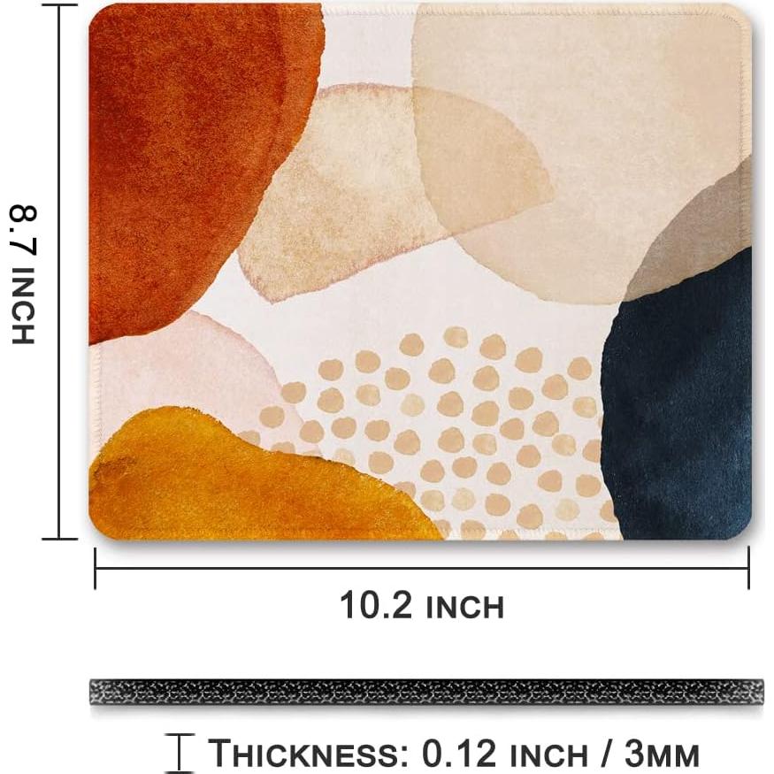 Alfombrilla de Ratón BOSOBO Rectangular Arte Abstracto 25.4x20.3cm