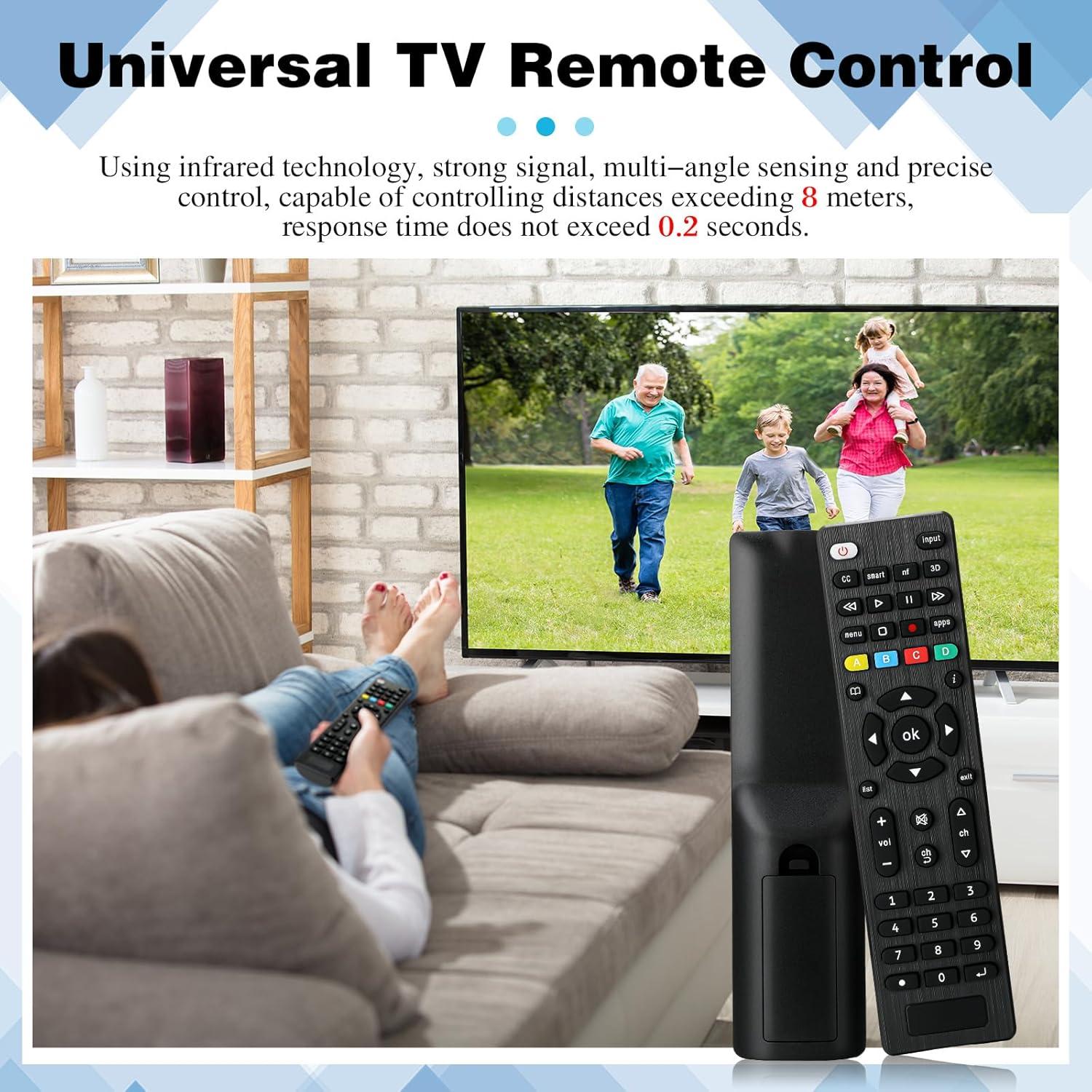 Paquete de 5 Controles Remotos Universales para TV Saysurey