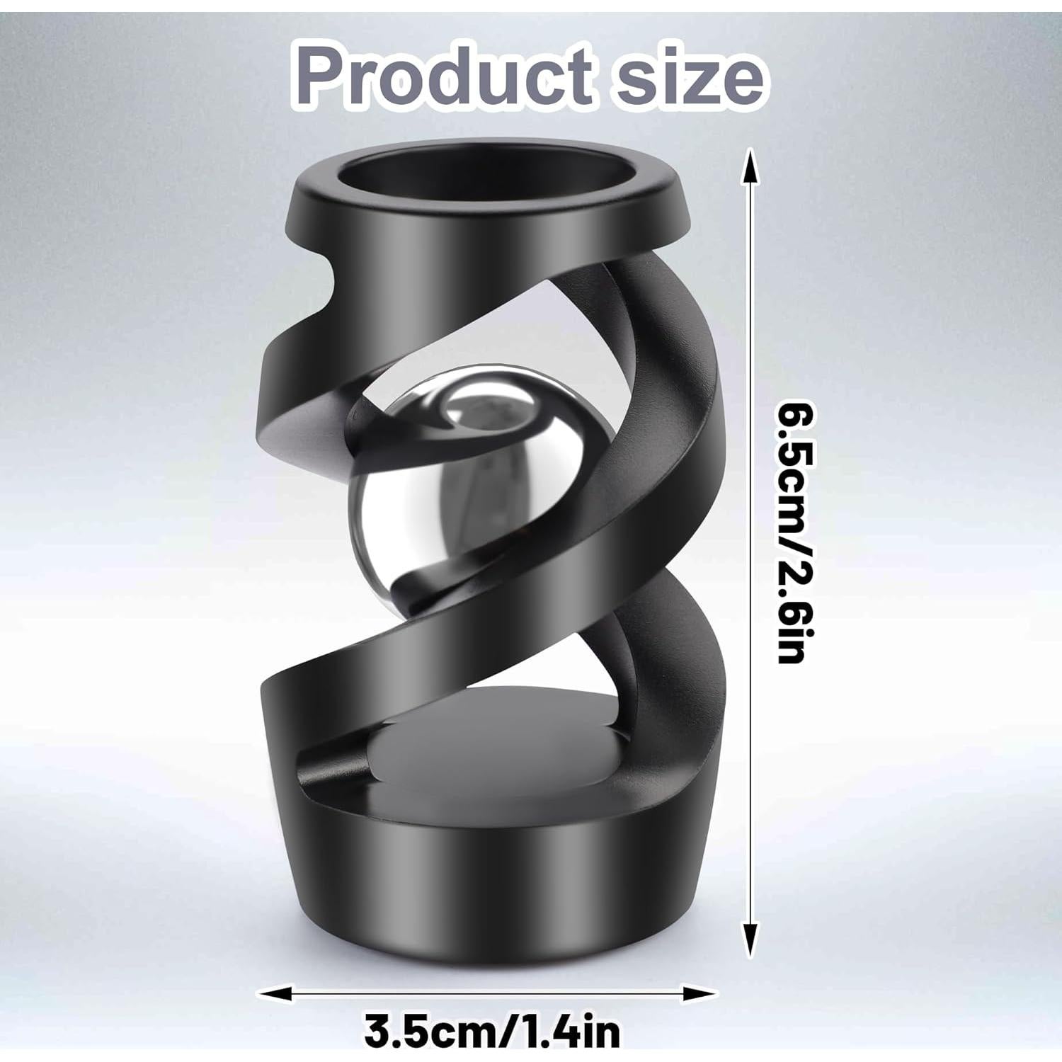 Juguete Antiestrés Cinético Zebo Negro para Escritorio