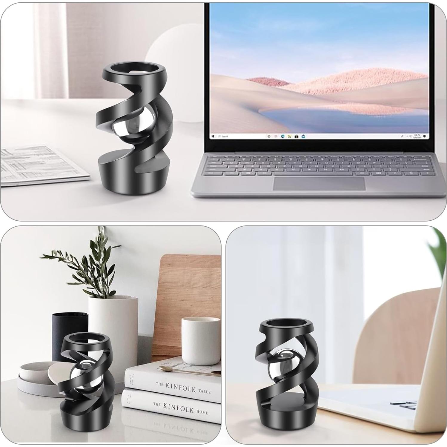 Juguete Antiestrés Cinético Zebo Negro para Escritorio