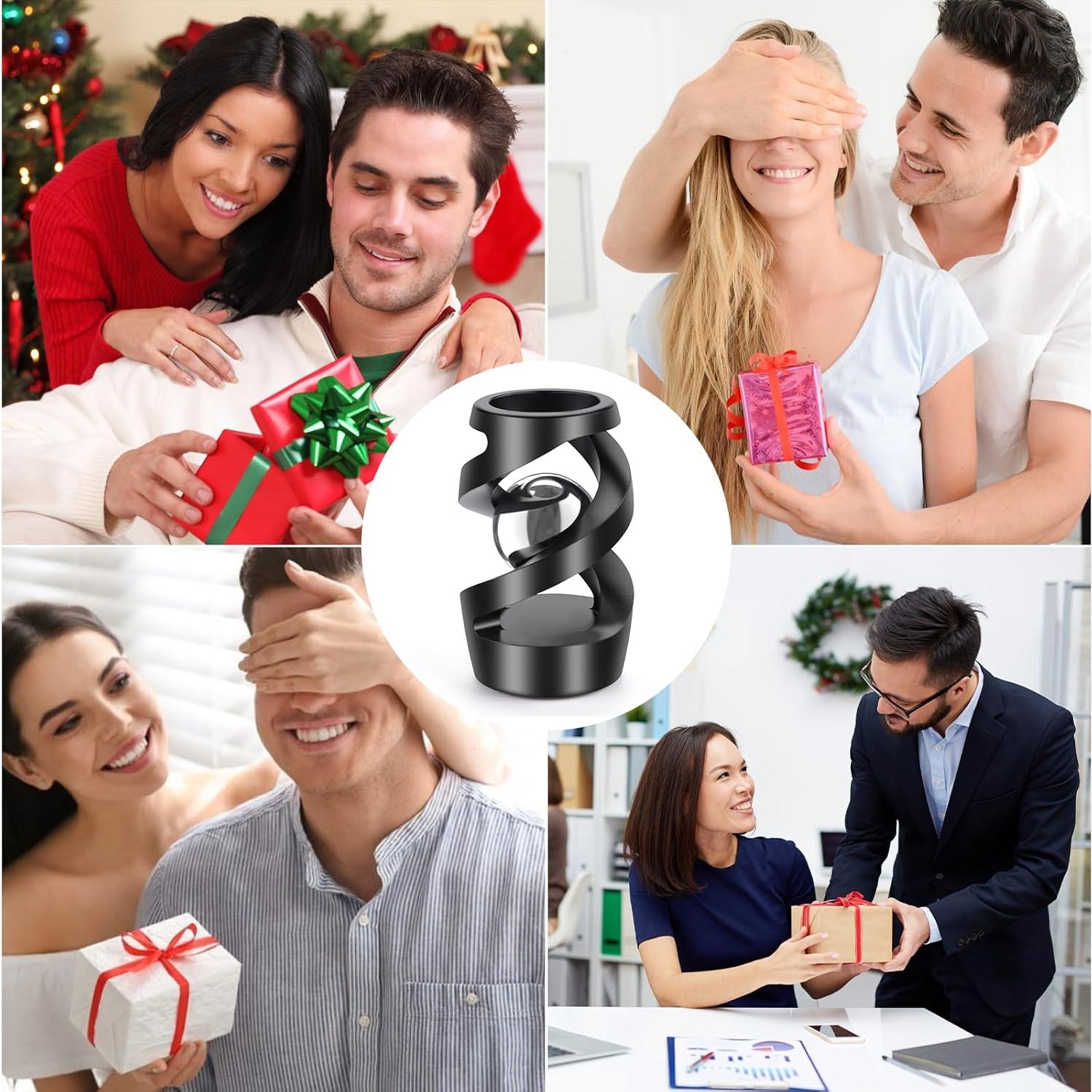 Juguete Antiestrés Cinético Zebo Negro para Escritorio