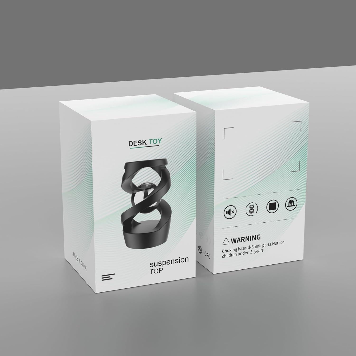 Juguete Antiestrés Cinético Zebo Negro para Escritorio