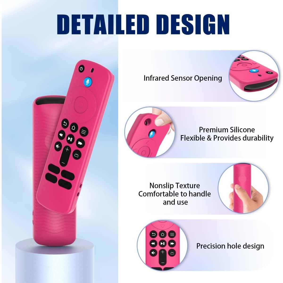 Funda de Silicona para Control Remoto Fire TV Stick HD/4K - 3 Pcs