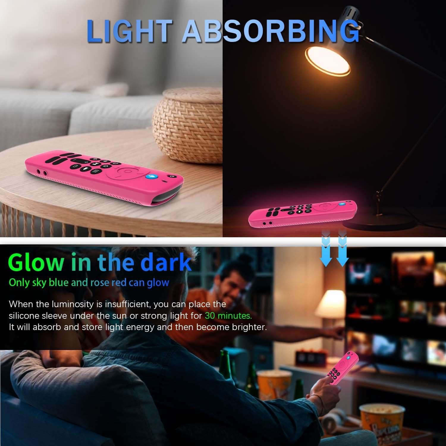 Funda de Silicona para Control Remoto Fire TV Stick HD/4K - 3 Pcs