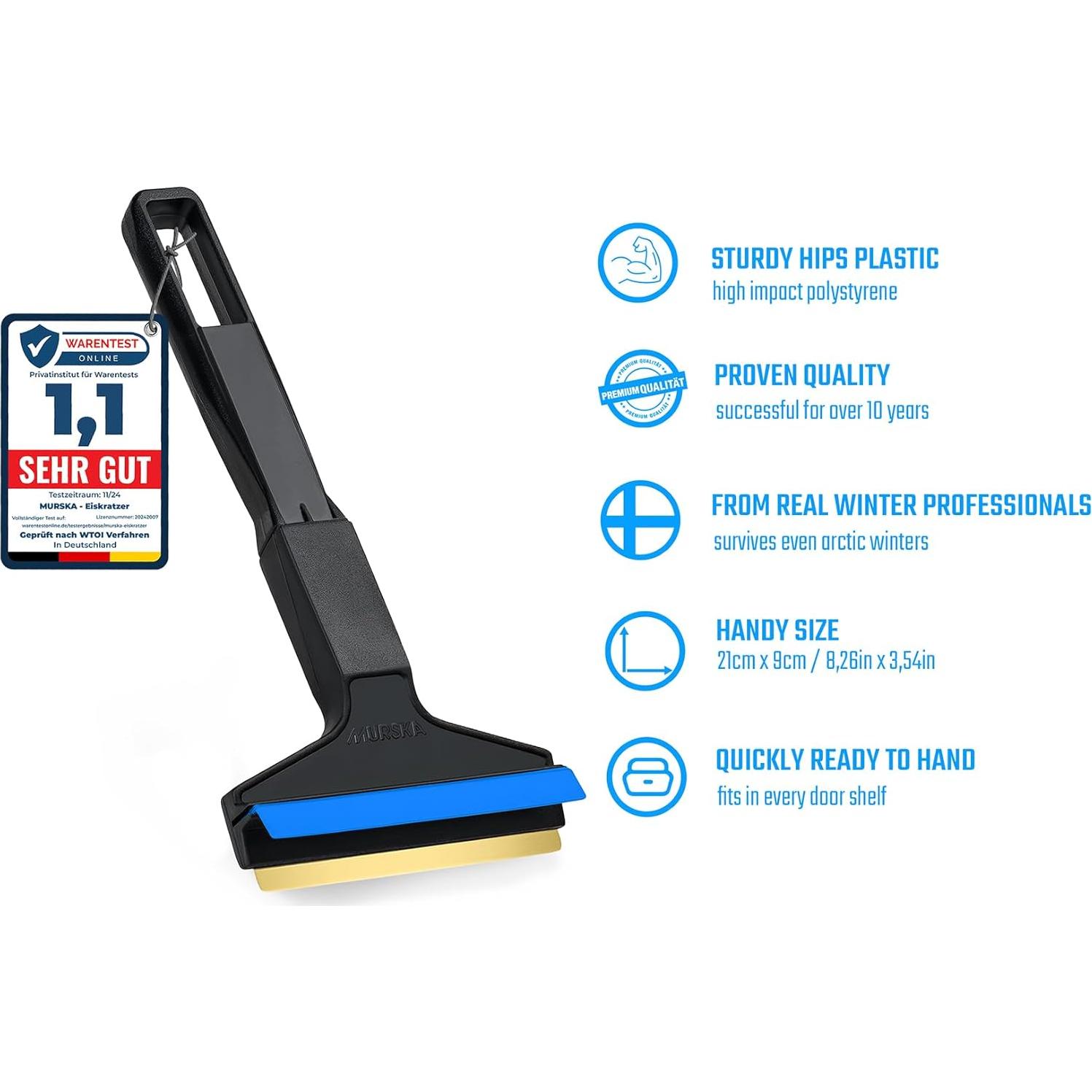 Raspador de Hielo Murska con Cuchilla de Latón - 21 cm