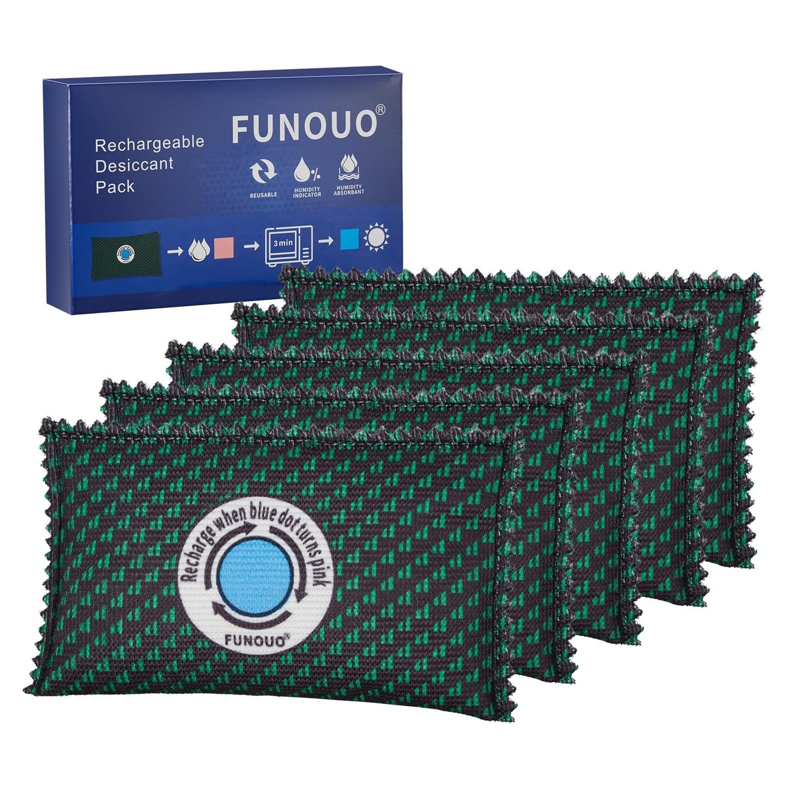 Paquete Deshidratante Recargable FUNOUO 100g - 5 Unidades