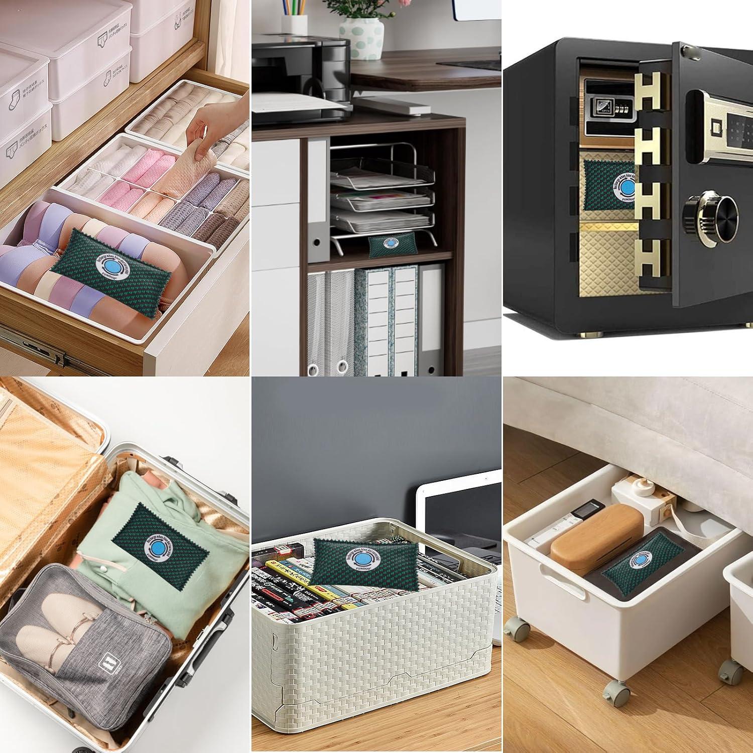 Paquete Deshidratante Recargable FUNOUO 100g - 5 Unidades