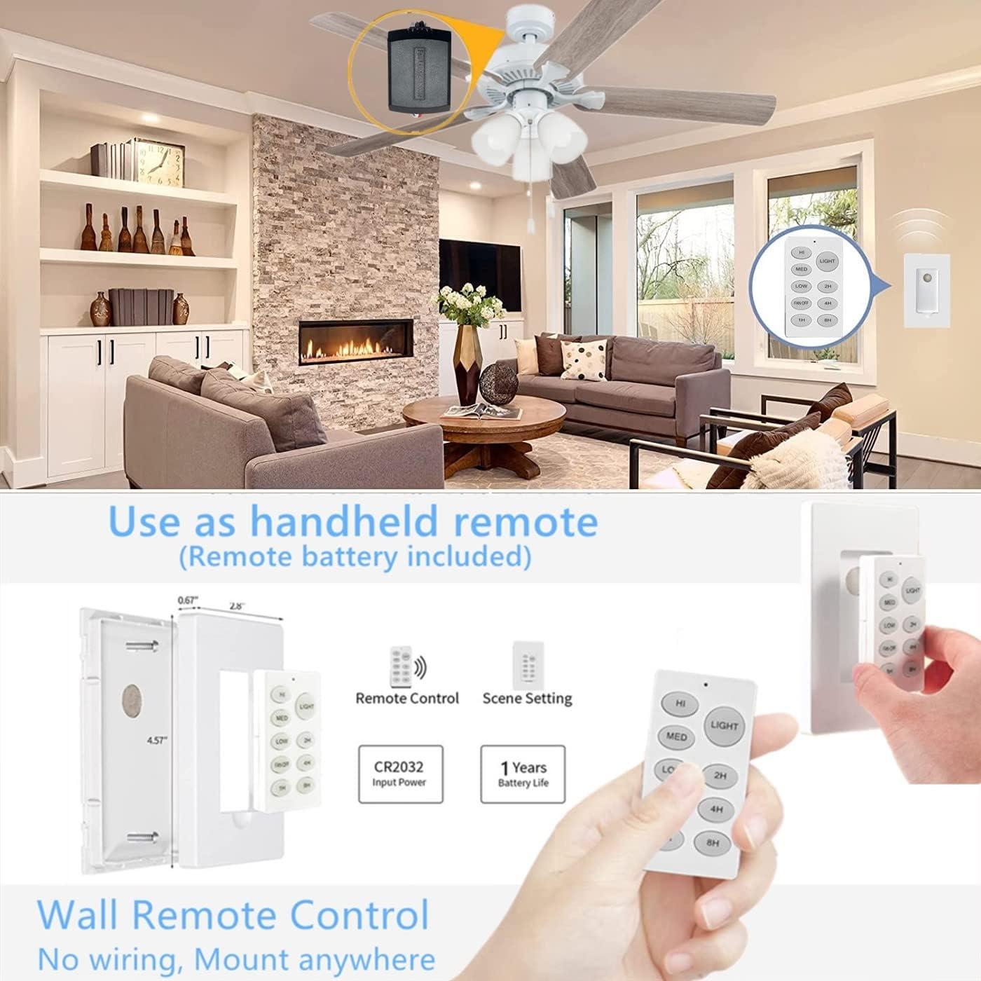 Kit Control Remoto Inalámbrico Nexete para Ventilador de Techo