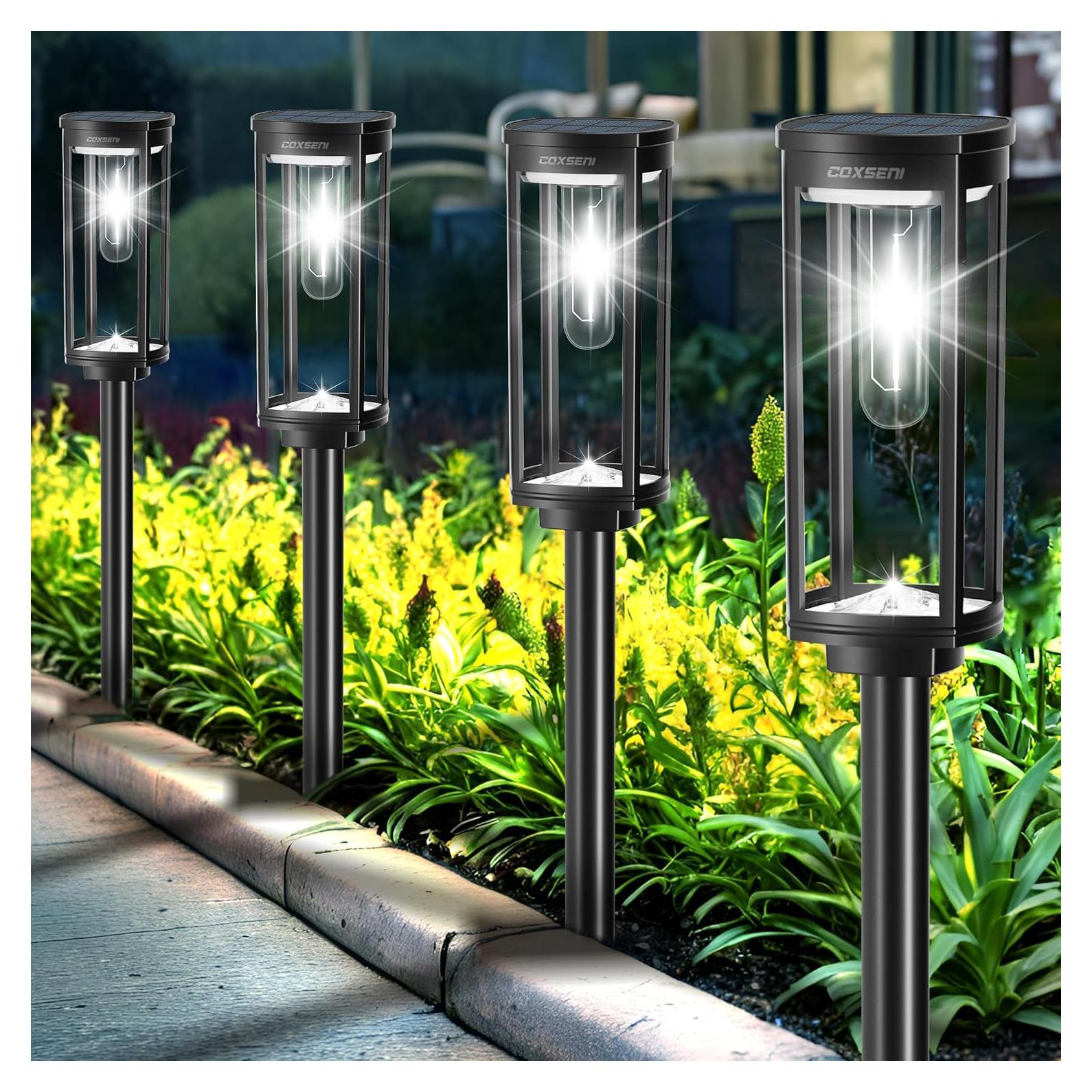 Luces de Camino Solares COXSENI 6 Pcs IP65 Brillantes