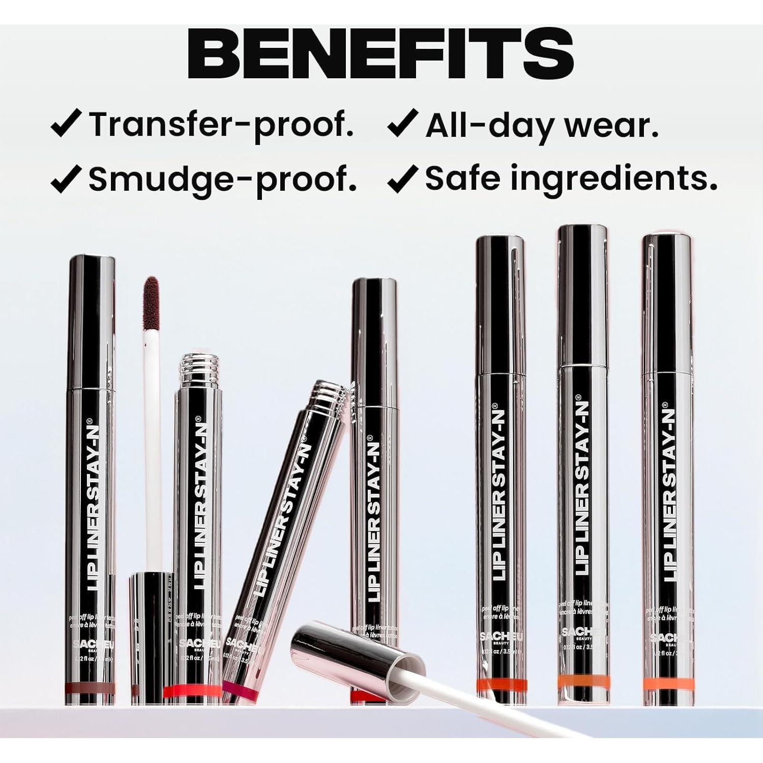 Lápiz Labial Tinte Peel Off Sacheu STAY-N 3.54 ml Vegano