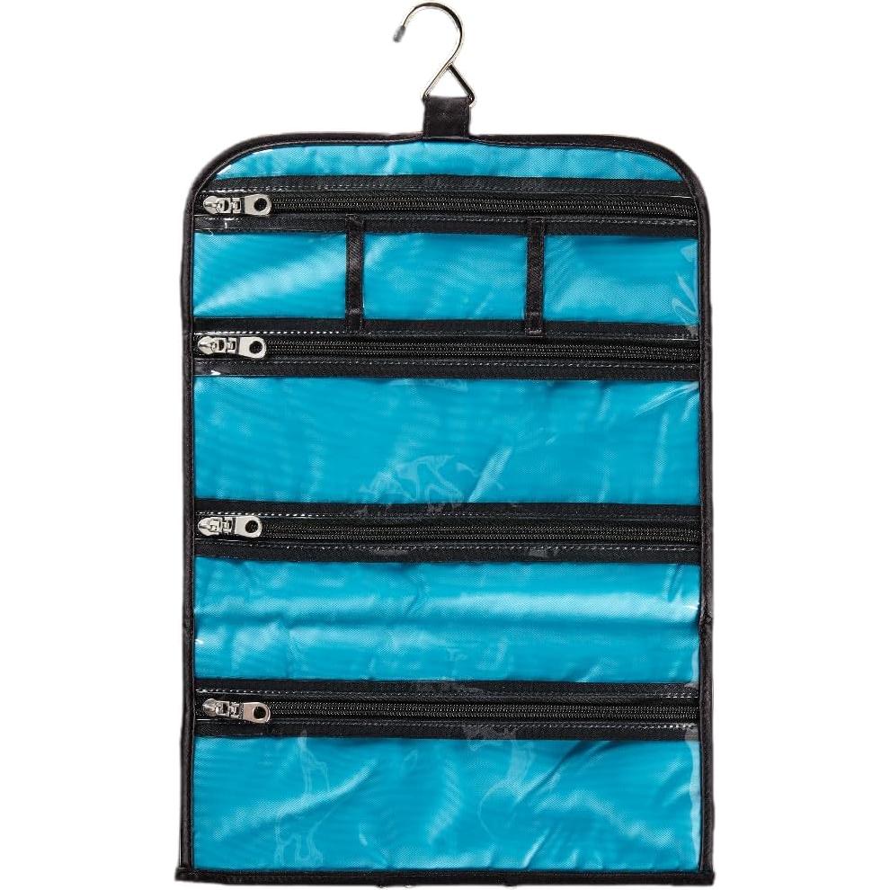 Bolsa de Joyas Travel Smart Conair 6 Bolsillos Negro/Blanco