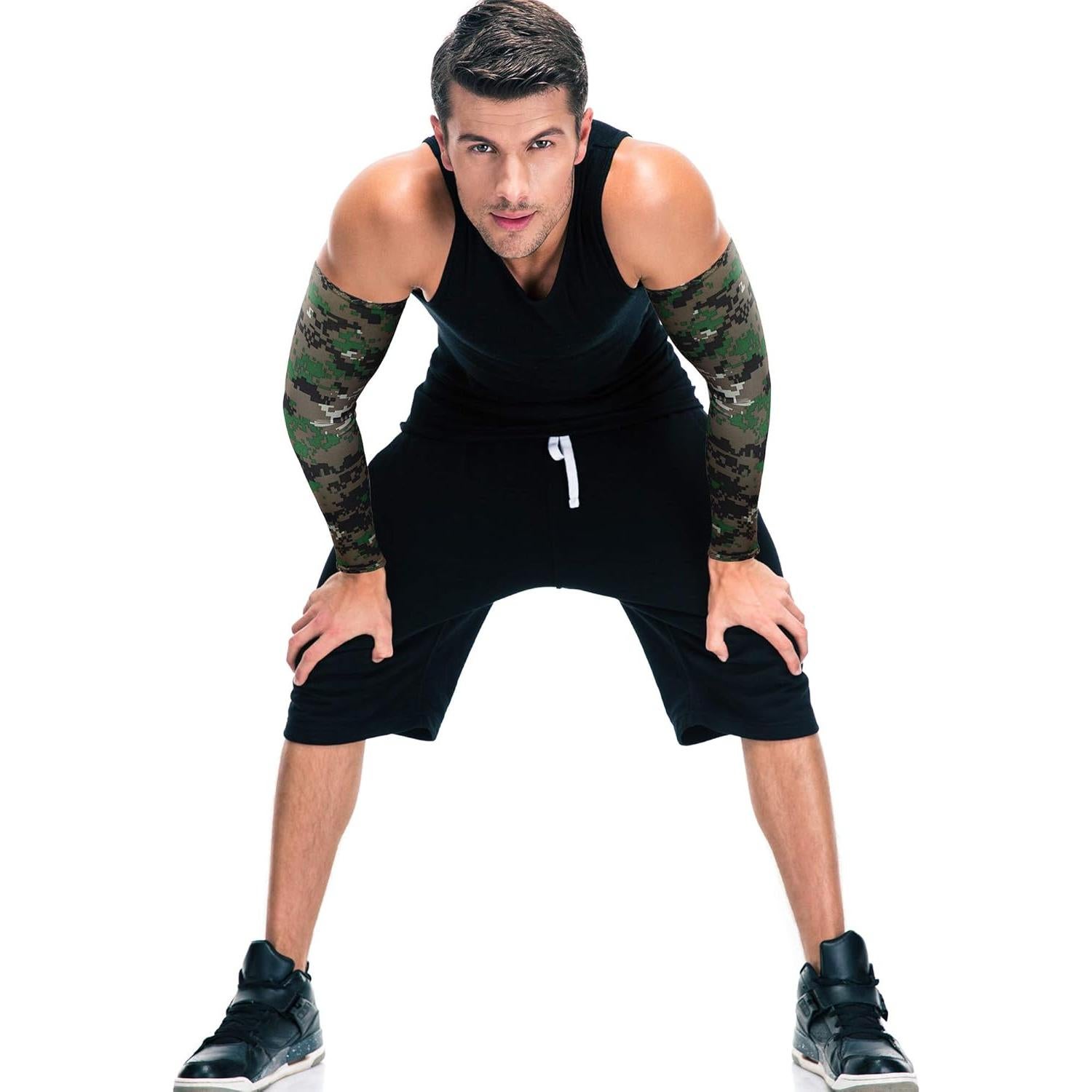 Mangas de Protección UV Unisex Bememo - 9 Pares de Seda de Hielo