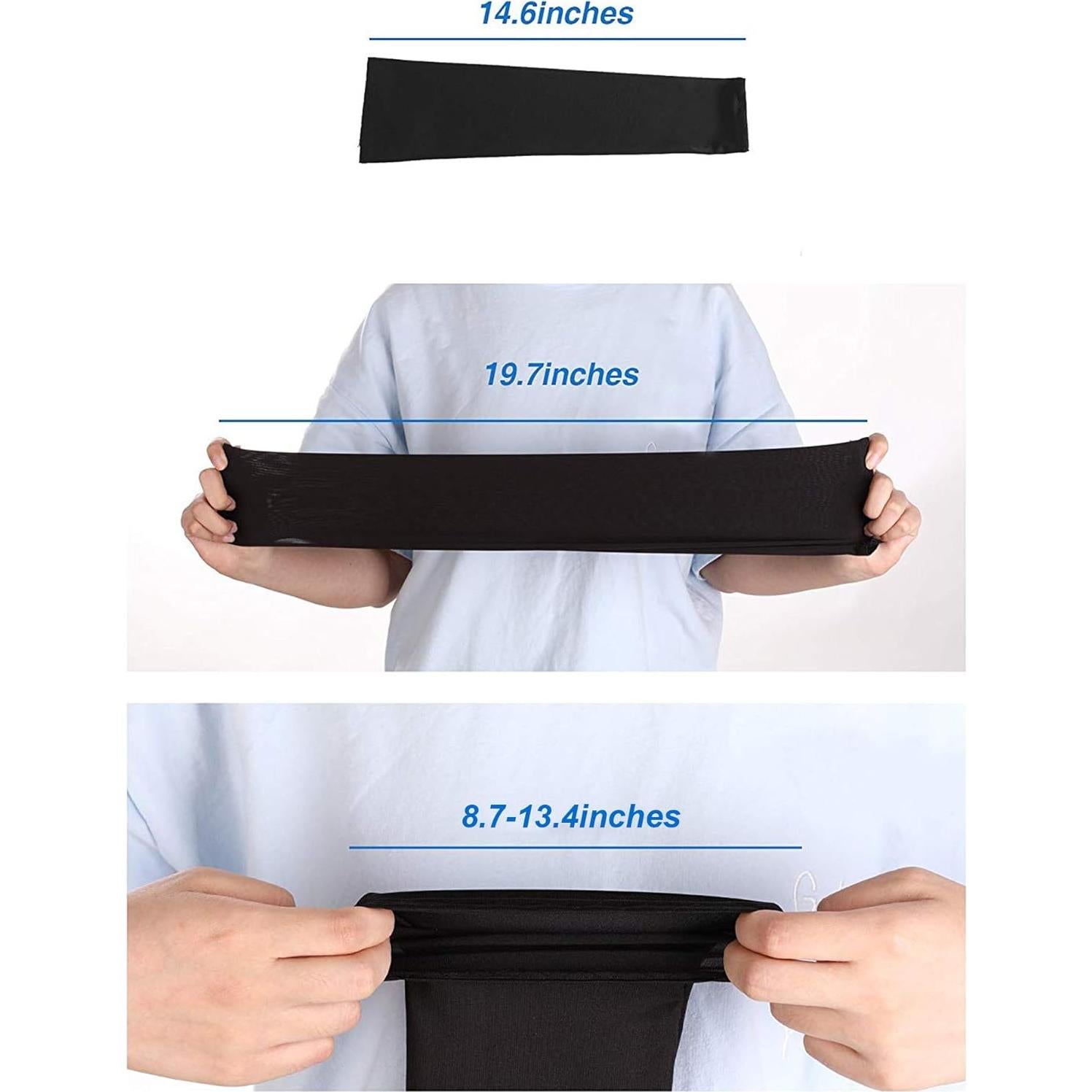 Mangas de Protección UV Unisex Bememo - 9 Pares de Seda de Hielo