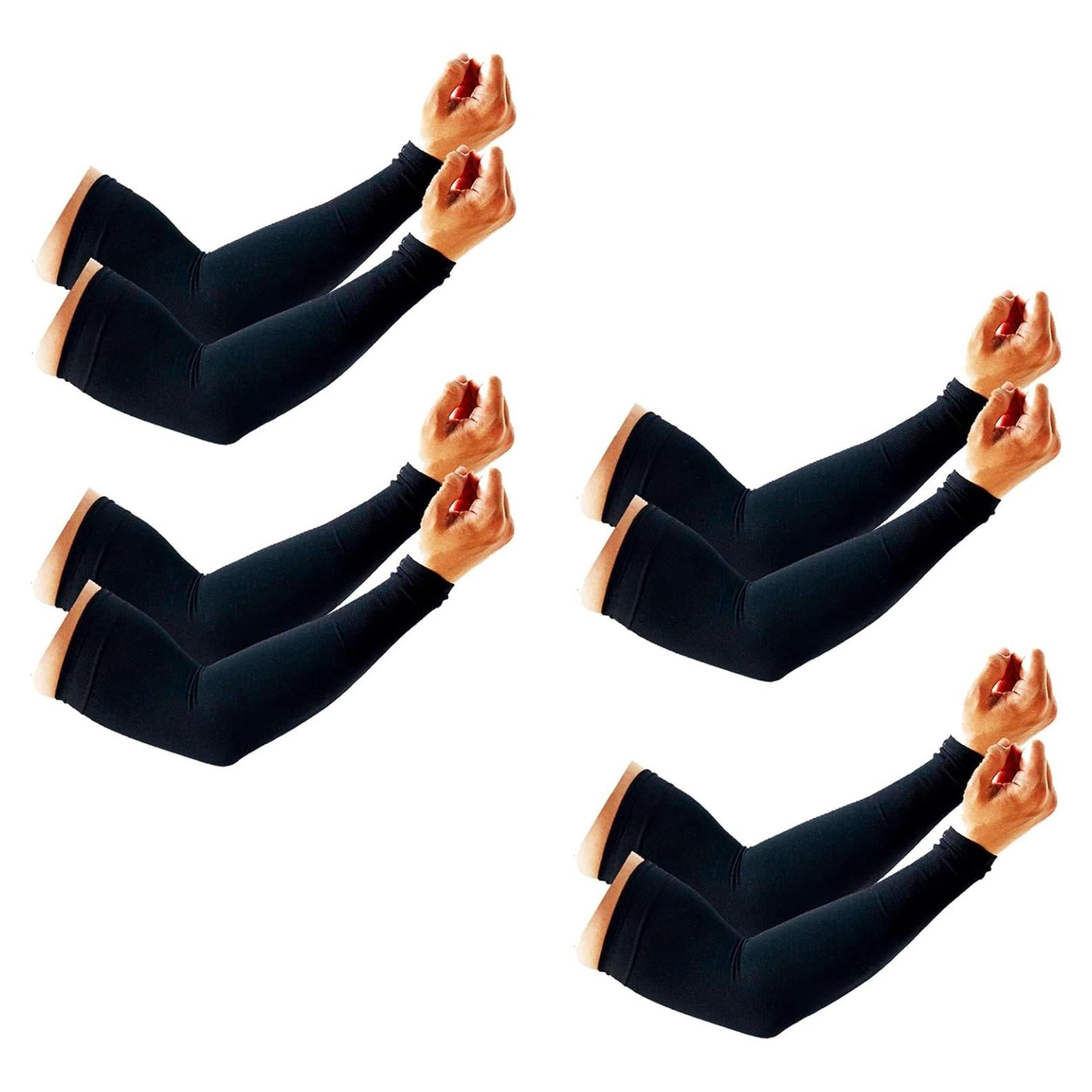 Mangas de Protección UV Refrigerantes PFFY 4 Pares Unisex