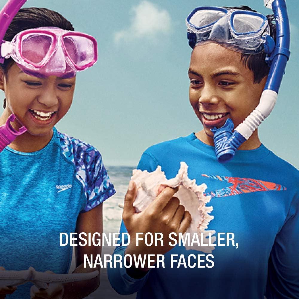 Speedo Máscara de Buceo Antiempañante Unisex Niños Azul M