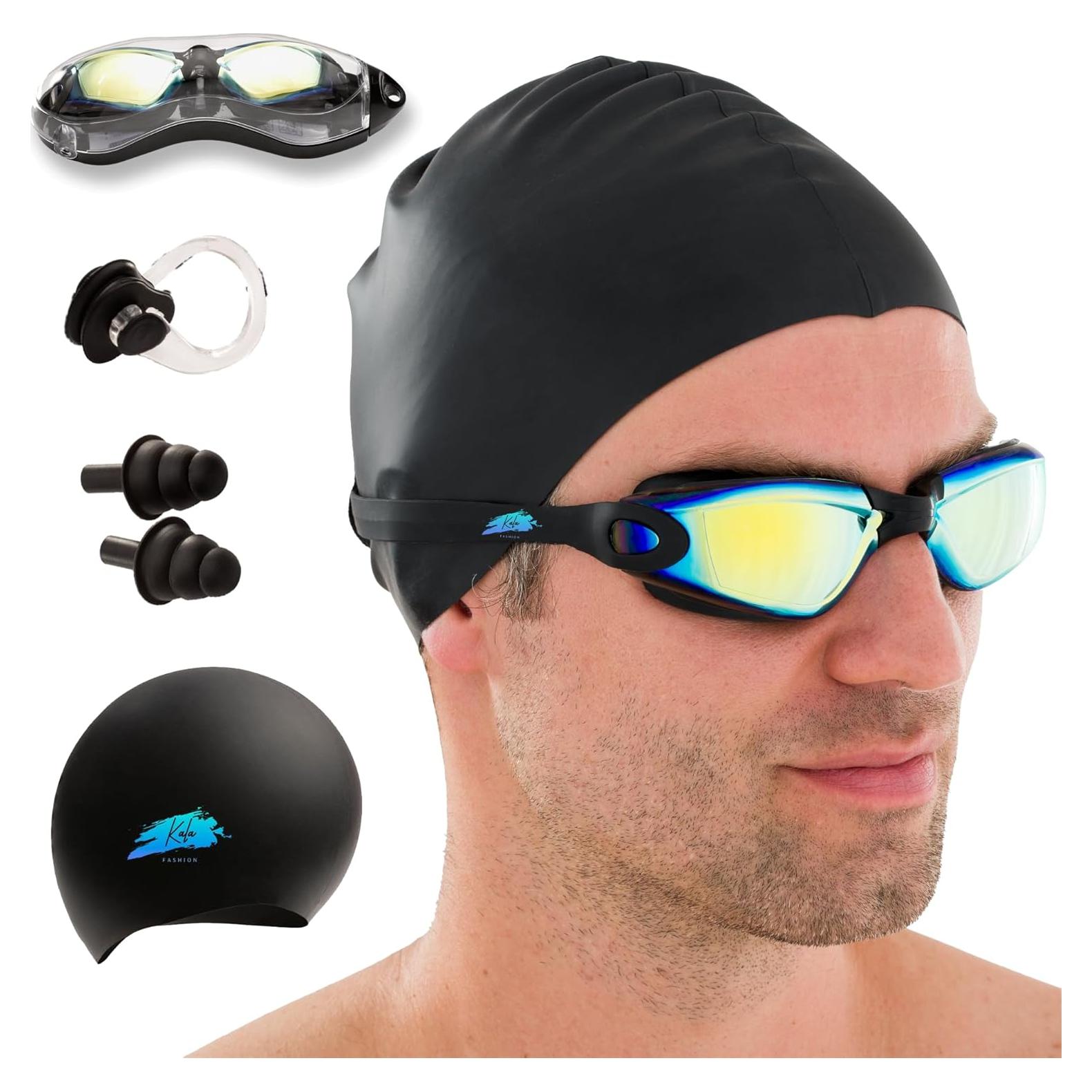 Set de Gafas de Natación Kala Fashion 5 en 1 Antivaho UV