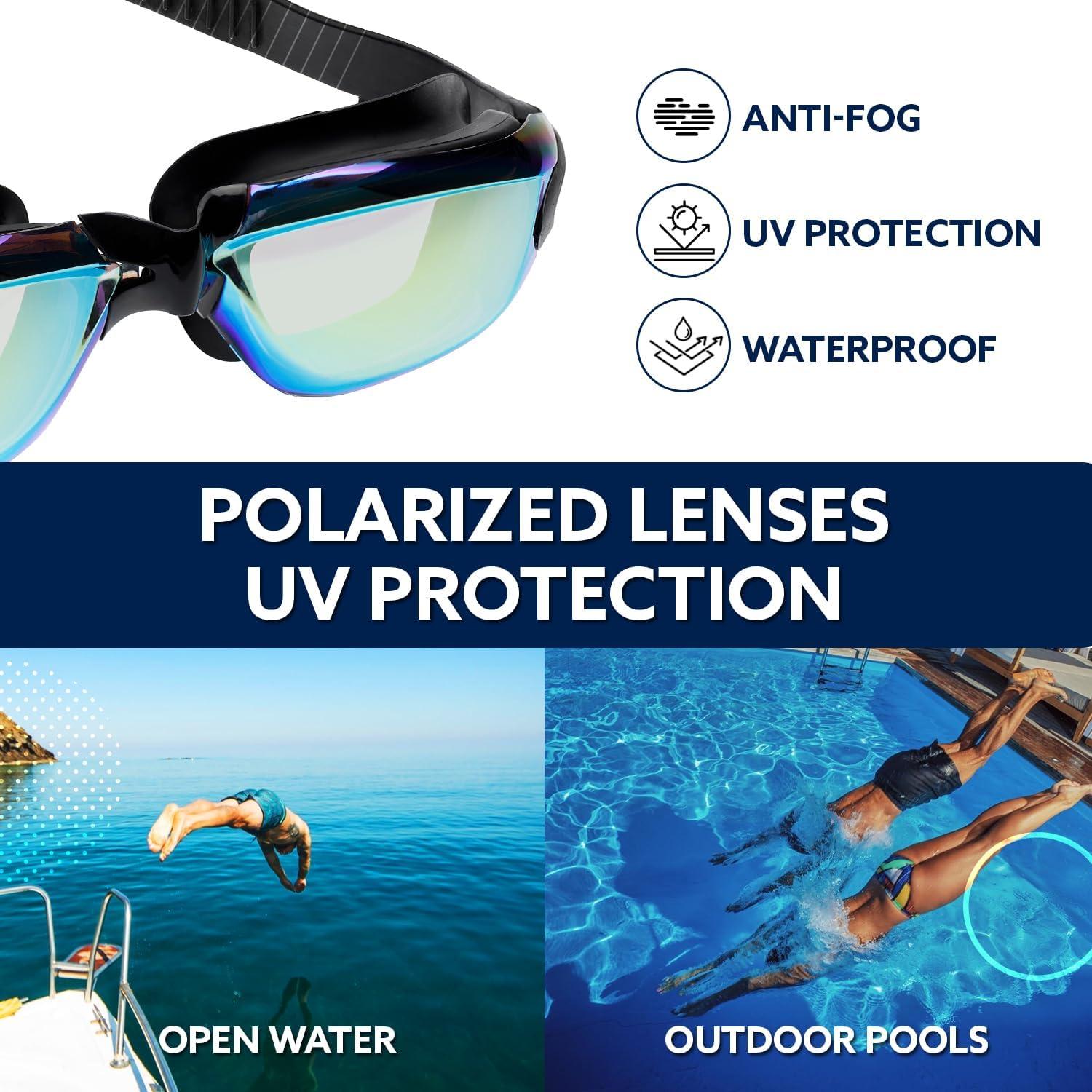 Set de Gafas de Natación Kala Fashion 5 en 1 Antivaho UV